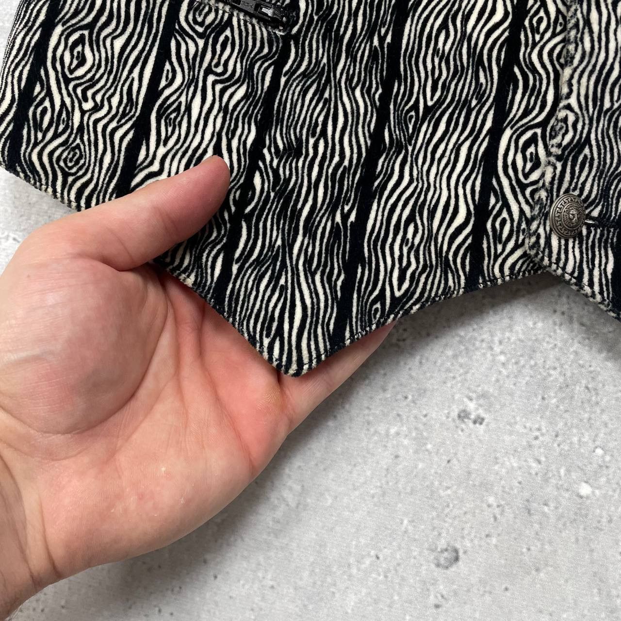 Versus Vintage 90s Versus Gianni Versace Viscose Blend Vest IT 36 Size 36S - 5 Thumbnail