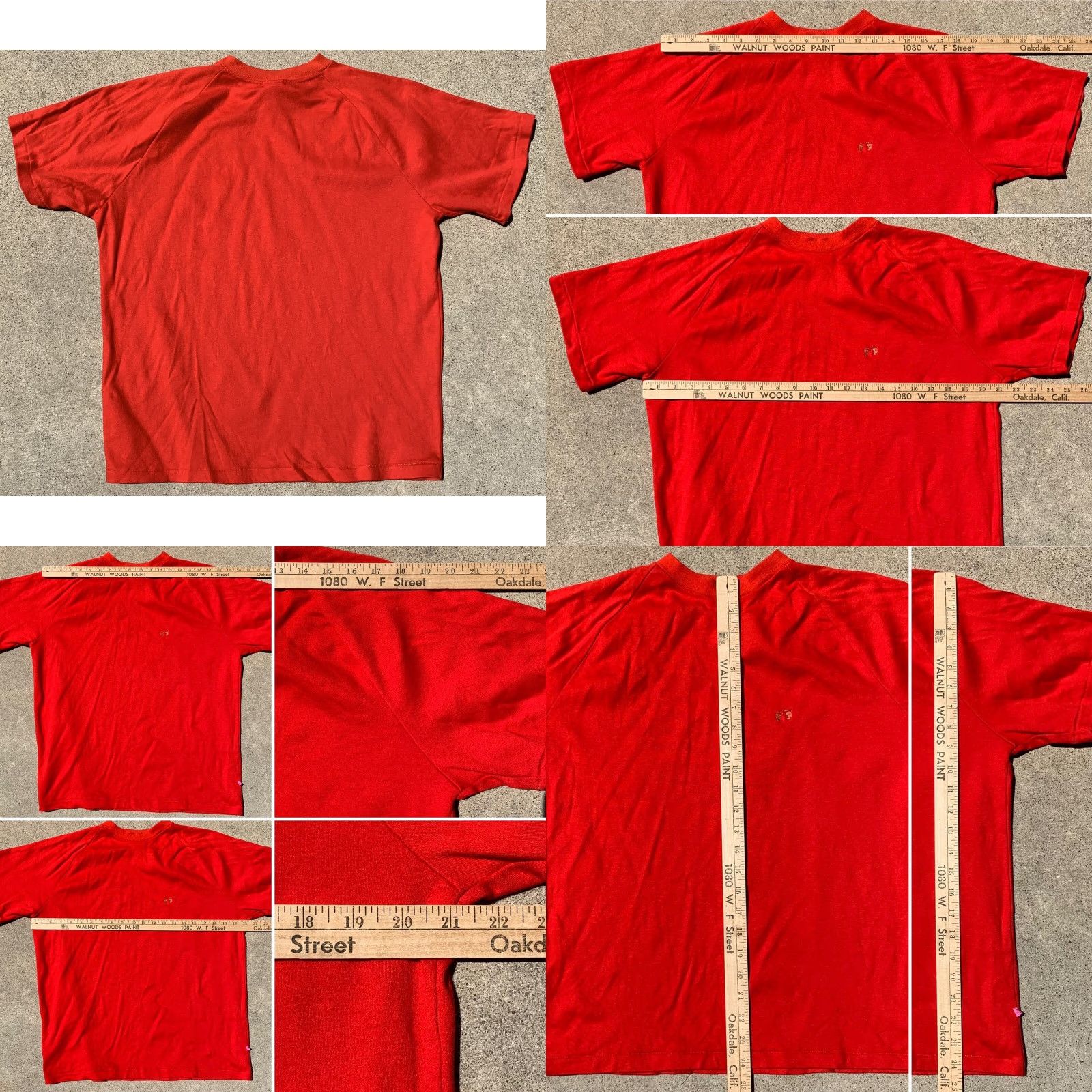 Hang Ten VINTAGE Hang Ten Raglan T Shirt Embroidered Logo Tee 70s 80s 1970s M Red Mens Shirt Size US M / EU 48-50 / 2 - 8 Thumbnail