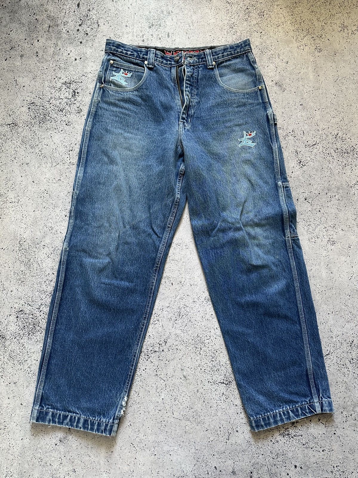 JNCO × Vintage Vintage Kingz Urban Gear Jeans Denim Baggy Fit Rap Y2K USA Size US 34 / EU 50 - 4 Thumbnail