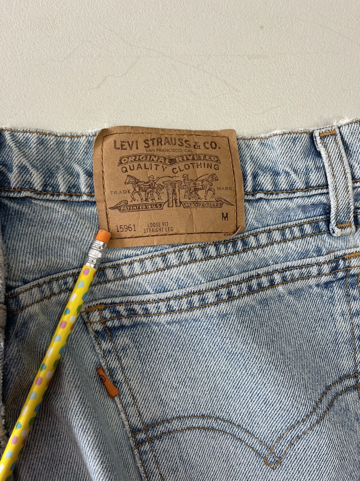 Levi's × Vintage Vintage Levi’s orange tab jeans Size US 34 / EU 50 - 3 Thumbnail