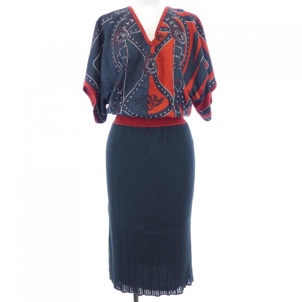 Hermes Hermes Hermès GRAND TRALALA Twillene Dress Textile Dresses DUTY FREE for USA Size ONE SIZE - 1 Thumbnail