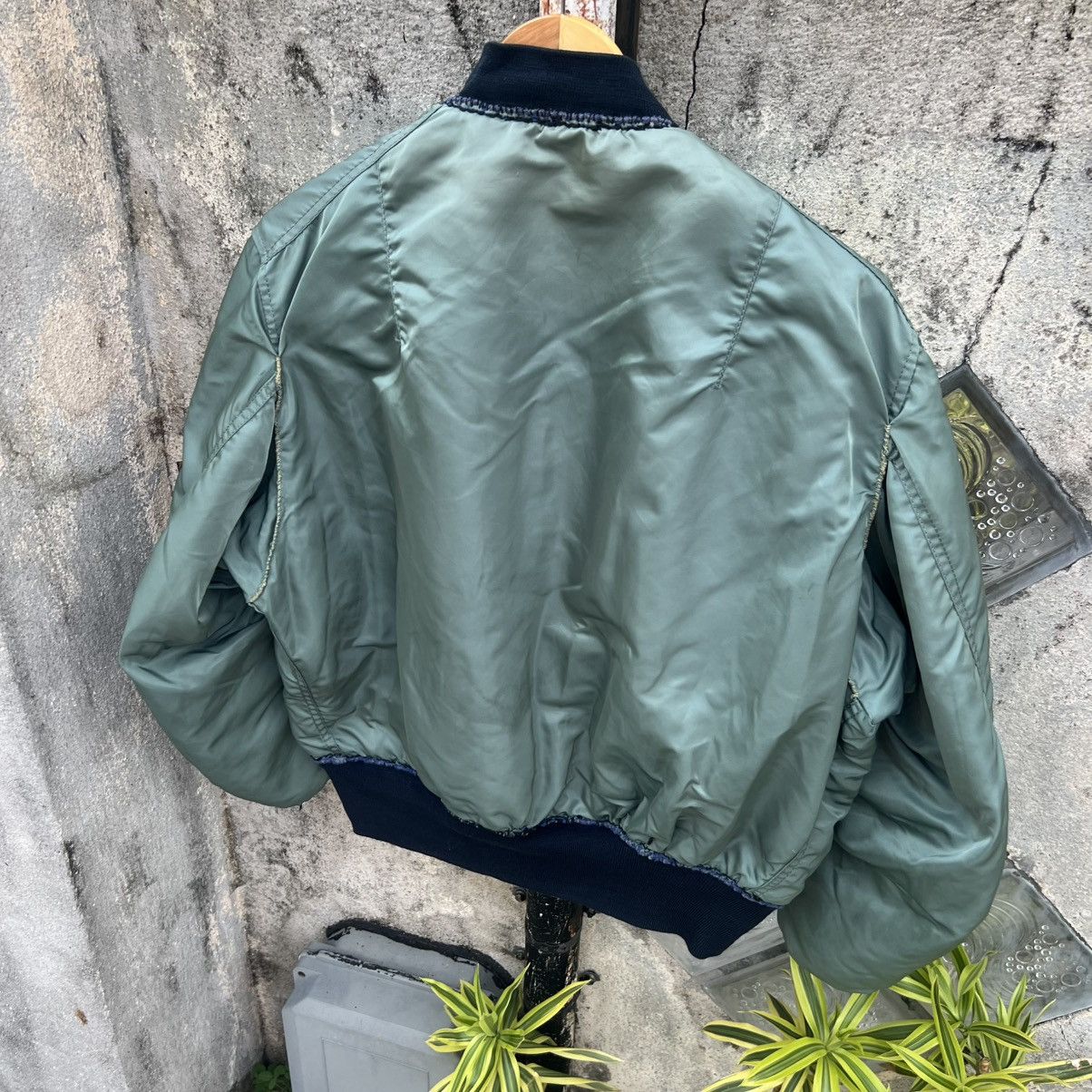 Alpha Industries "VINTAGE" ALPHA INDUSTRIES TRASHED MA-1 BOMBER JACKET Size US M / EU 48-50 / 2 - 10 Thumbnail