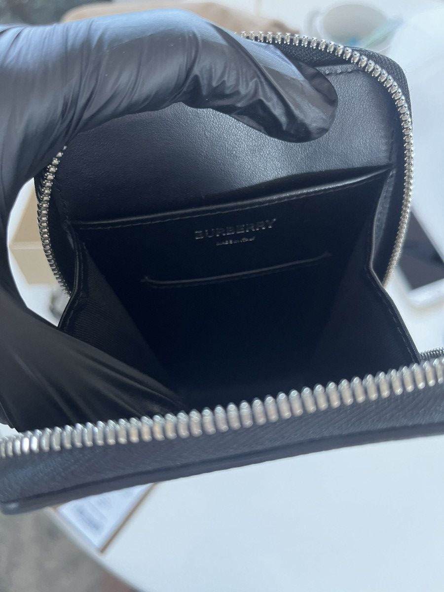 Burberry BURBERRY Black Leather Phone Shoulder Bag Size ONE SIZE - 8 Thumbnail