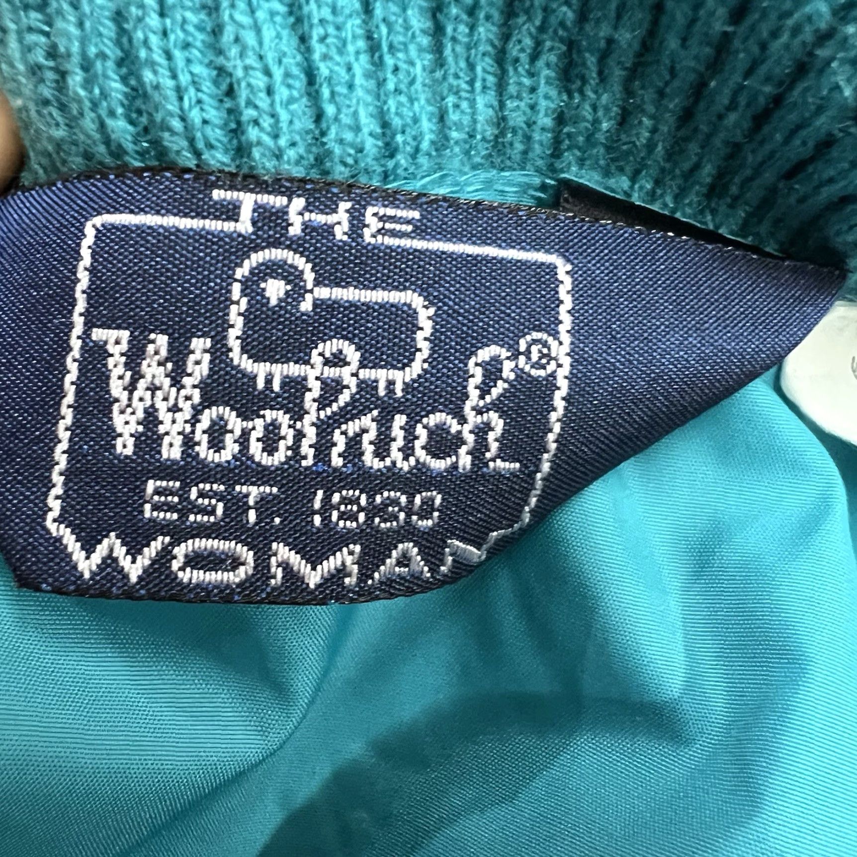 Vintage VINTAGE Woolrich Windbreaker Jacket Women XL Blue Softshell Casual Outdoor Size XL / US 12-14 / IT 48-50 - 6 Thumbnail