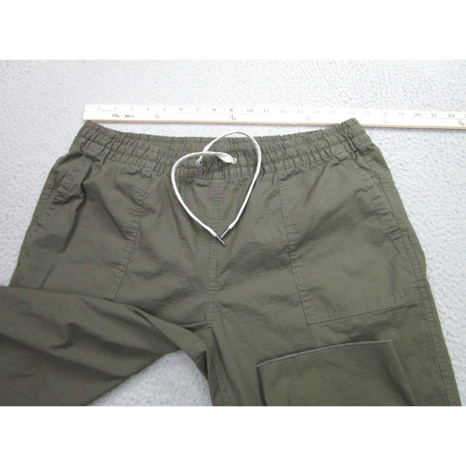 Vuori VUORI Pants Womens L Green Ripstop Drawstring Elastic Waist Pocket SFVW450 Size 36" / US 14 / IT 50 - 3 Thumbnail