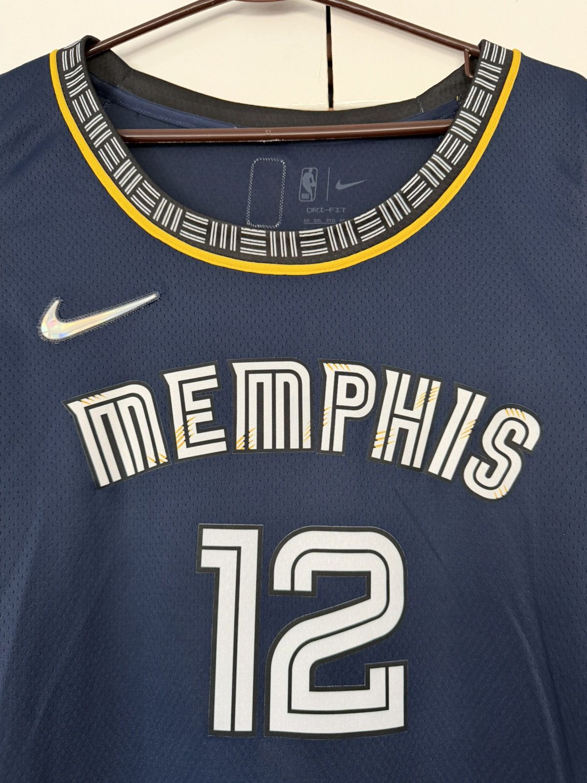 Nike JA MORANT MEMPHIS GRIZZLIES NIKE CITY ED NBA 75TH JERSEY 3XL Size US XXL / EU 58 / 5 - 8 Thumbnail
