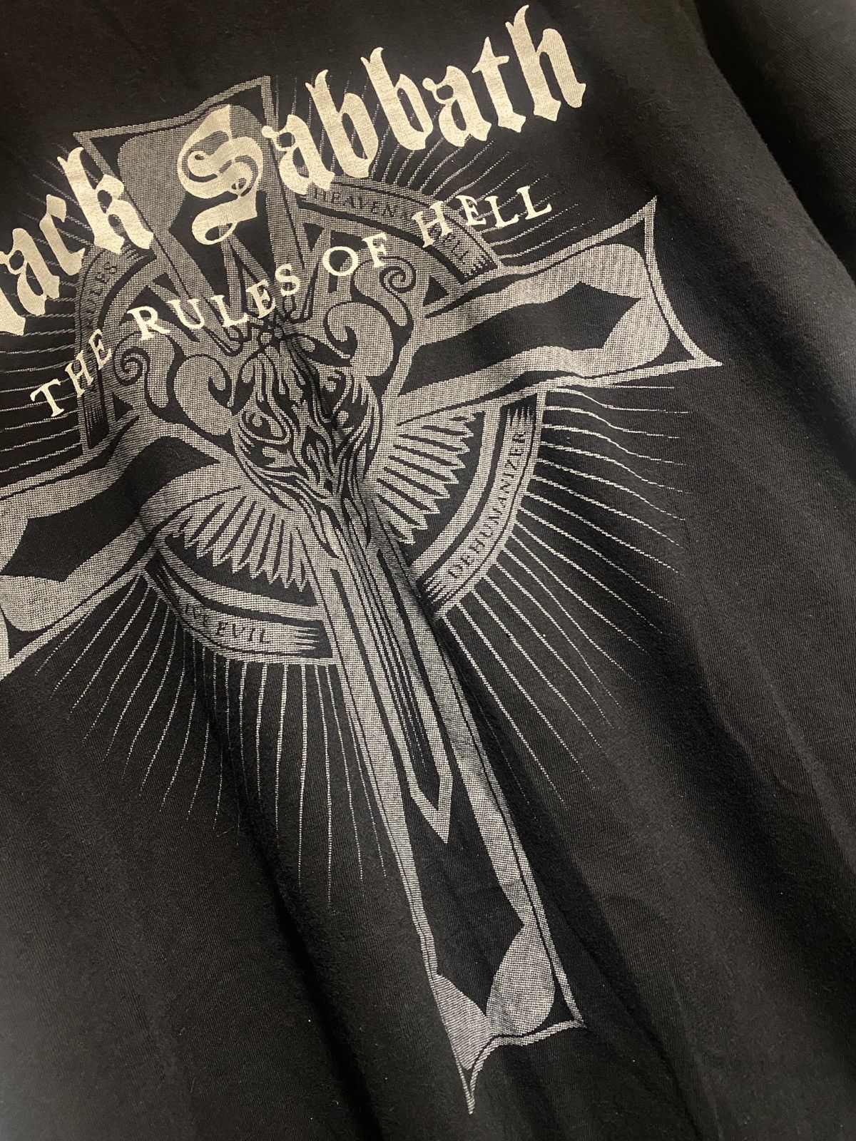 Black Sabbath Black sabbath two sided rare the rules of hell tee 00s Size US S / EU 44-46 / 1 - 5 Thumbnail