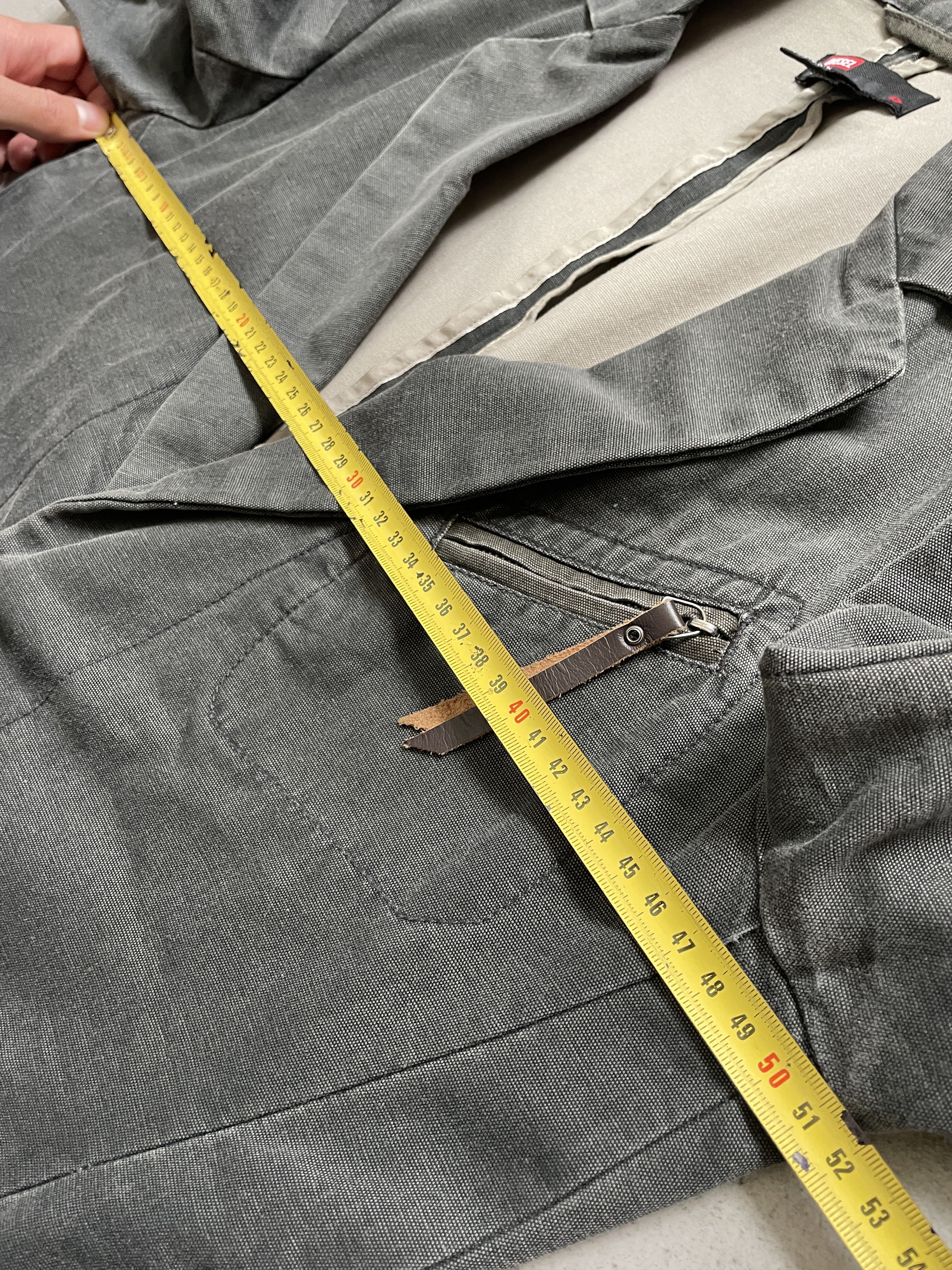 Diesel Y2K DIESEL GRAY WASHED JAPANEESE TYPE BLAZER JACKET Size US M / EU 48-50 / 2 - 9 Thumbnail