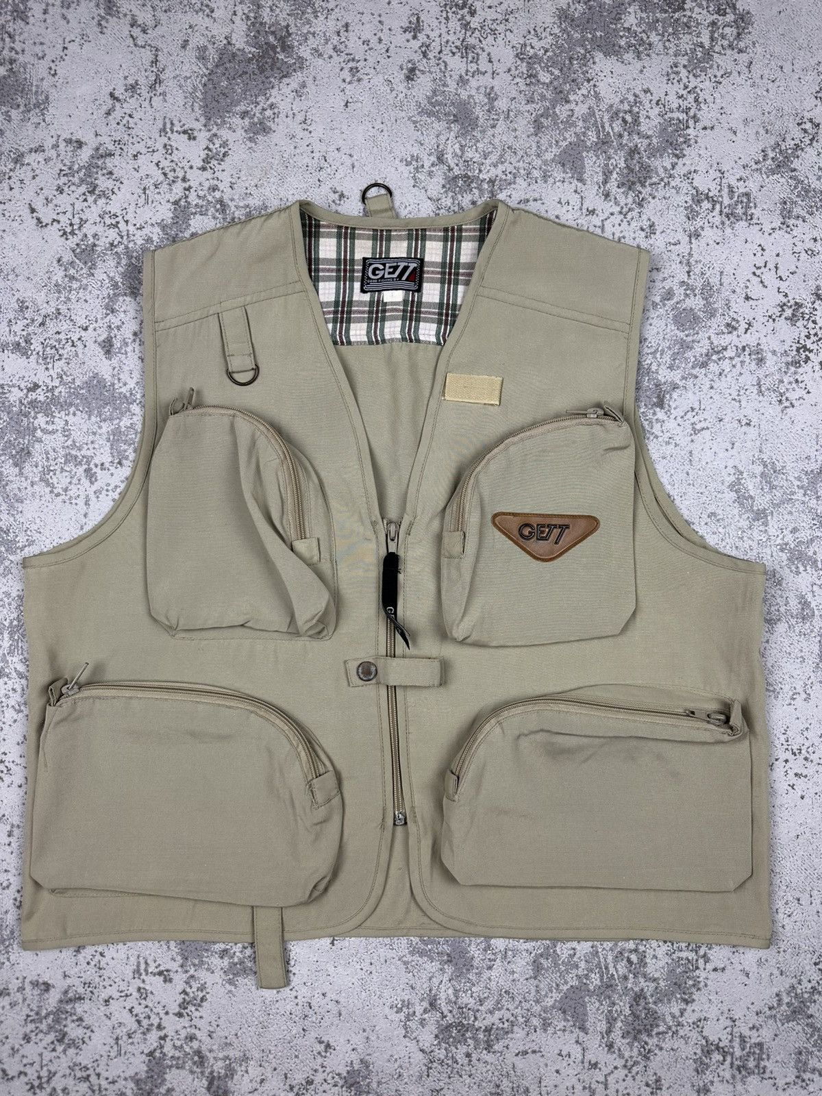 Japanese Brand Tactical Fishing Vest Beige Multi Pocket Outdoor Utility Size US L / EU 52-54 / 3 - 1 Thumbnail