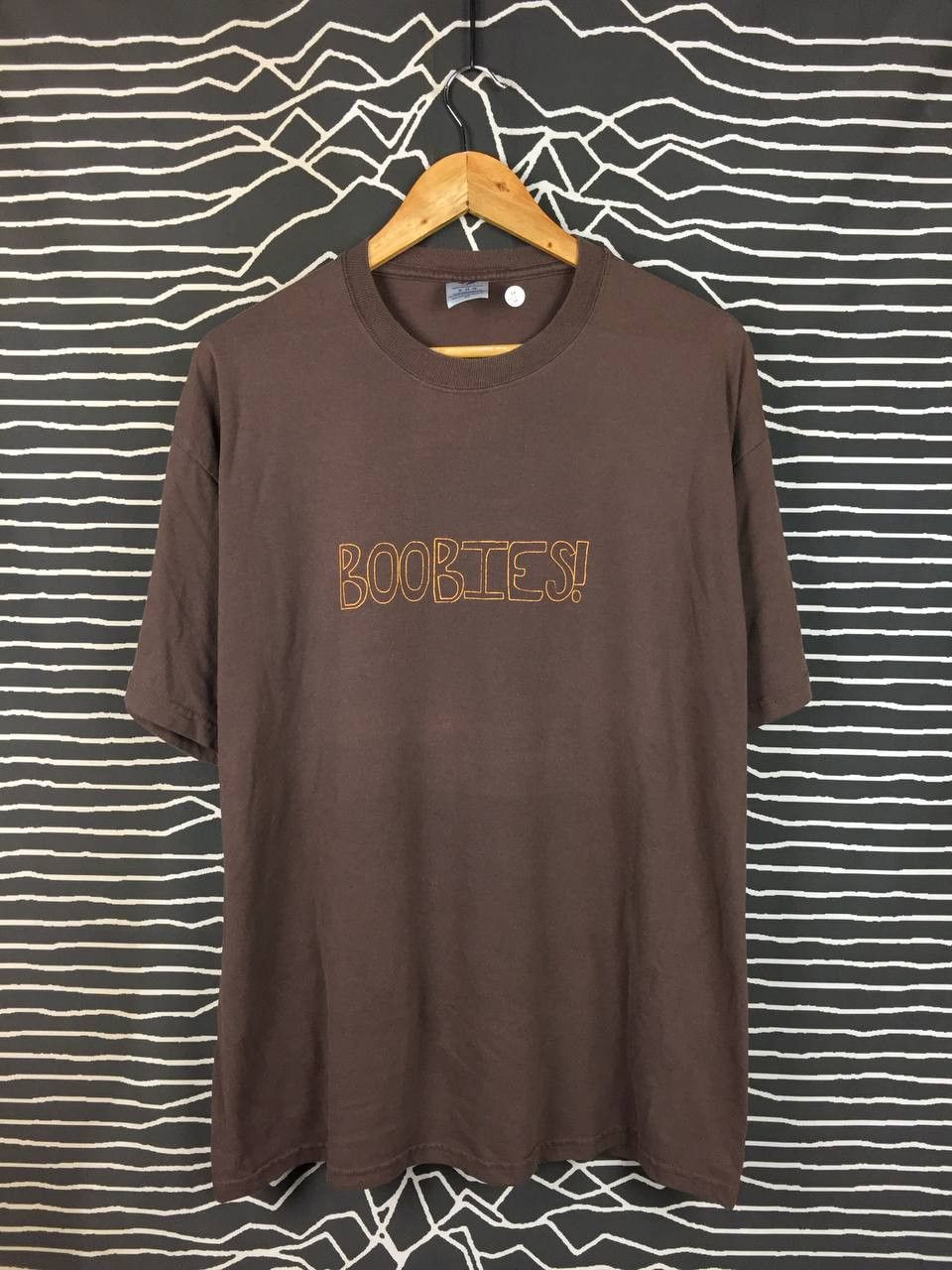 Vintage Vtg Jerzees Heavyweight Blend Boobies Humorous Funny Tee Size US XL / EU 56 / 4 - 1 Thumbnail