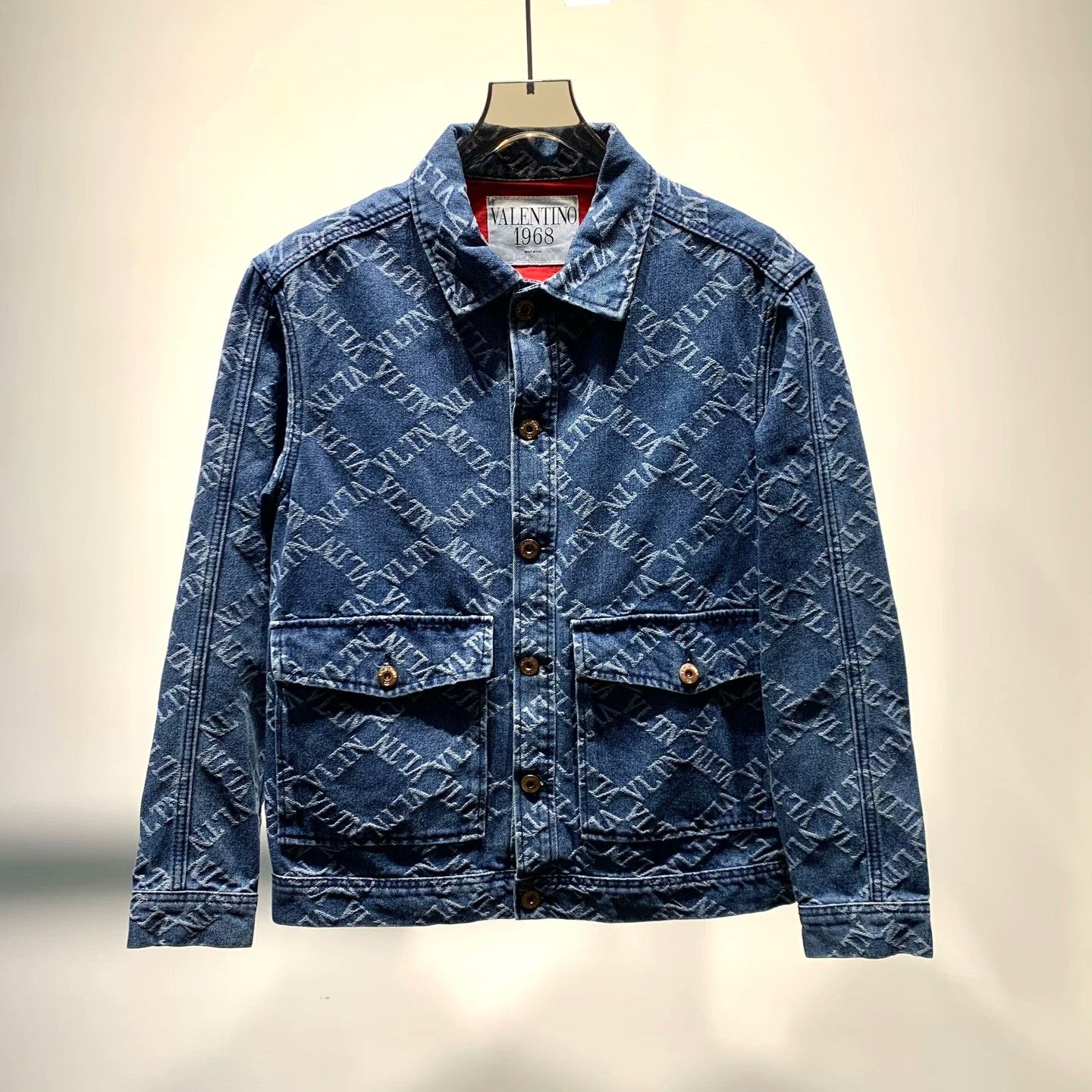 Valentino Valentino Denim Embroidered Light Jacket M Men Size US M / EU 48-50 / 2 - 1 Thumbnail