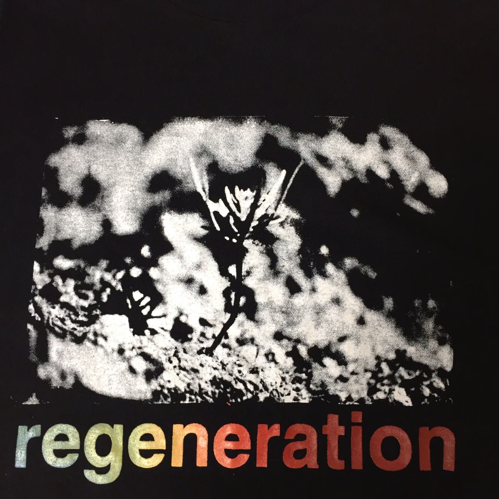 Vintage VTG Murina Regeneration Shirt Black 1994 Tour Tee 100% Cotton Adult XL Short Sleeve Men Mens Punk Band Tee Single Stitch Size US XL / EU 56 / 4 - 3 Thumbnail