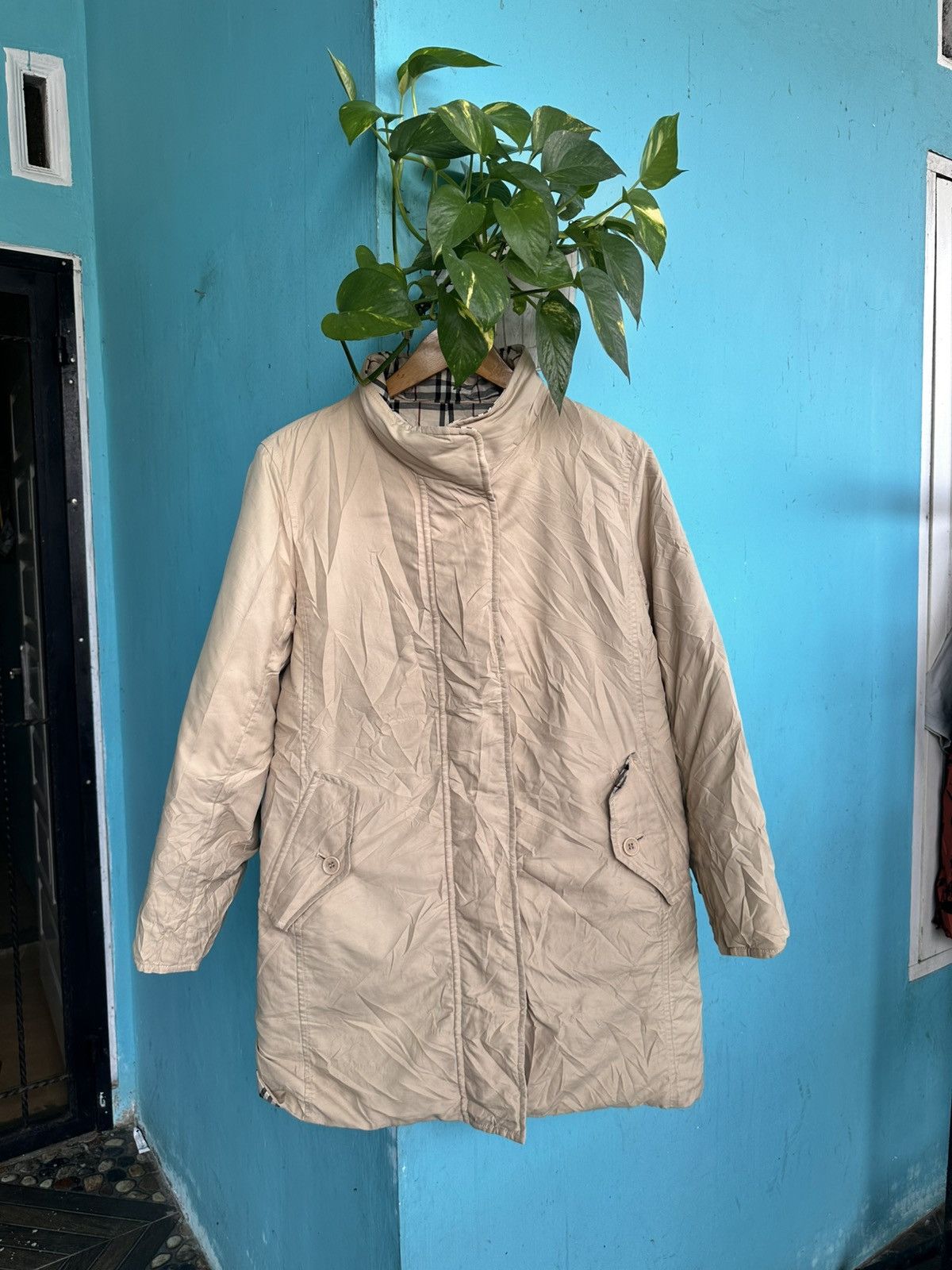 Burberry × Designer × Vintage Burberry Reversible Long Jacket Size M / US 6-8 / IT 42-44 - 3 Thumbnail