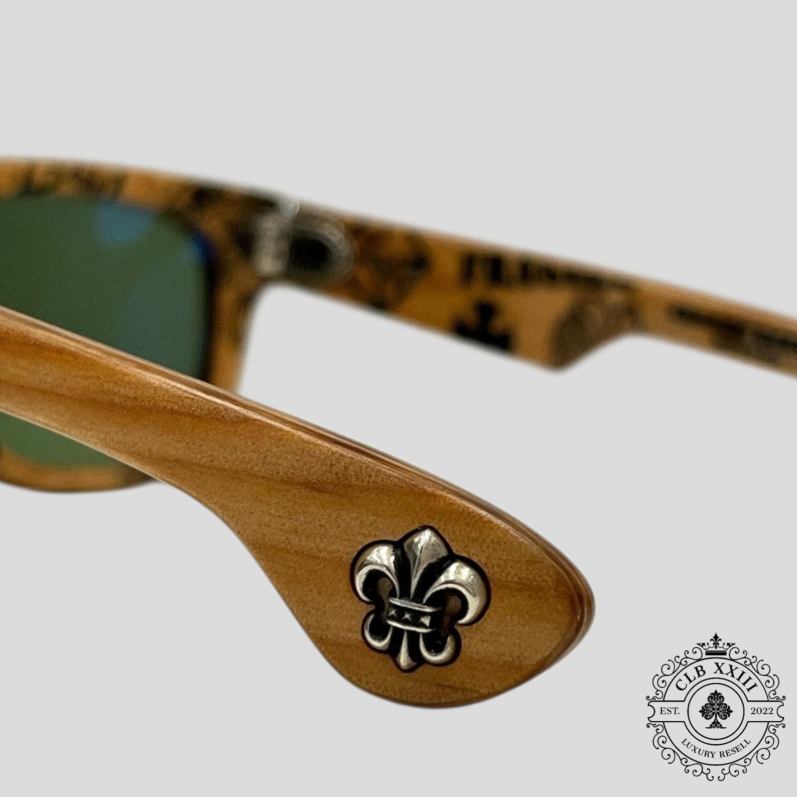 Chrome Hearts Chrome Hearts Stencil Lilith Wooden Framed Sunglasses Size ONE SIZE - 4 Thumbnail