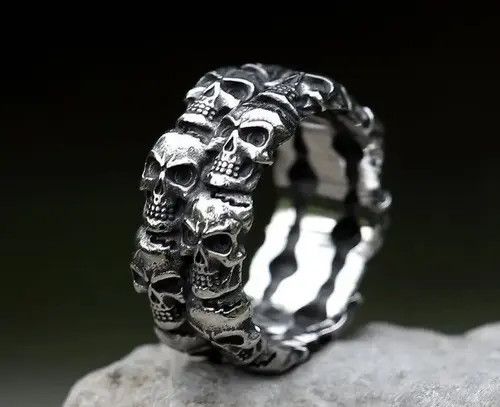 Jewelry Skull Ring Size ONE SIZE - 4 Thumbnail