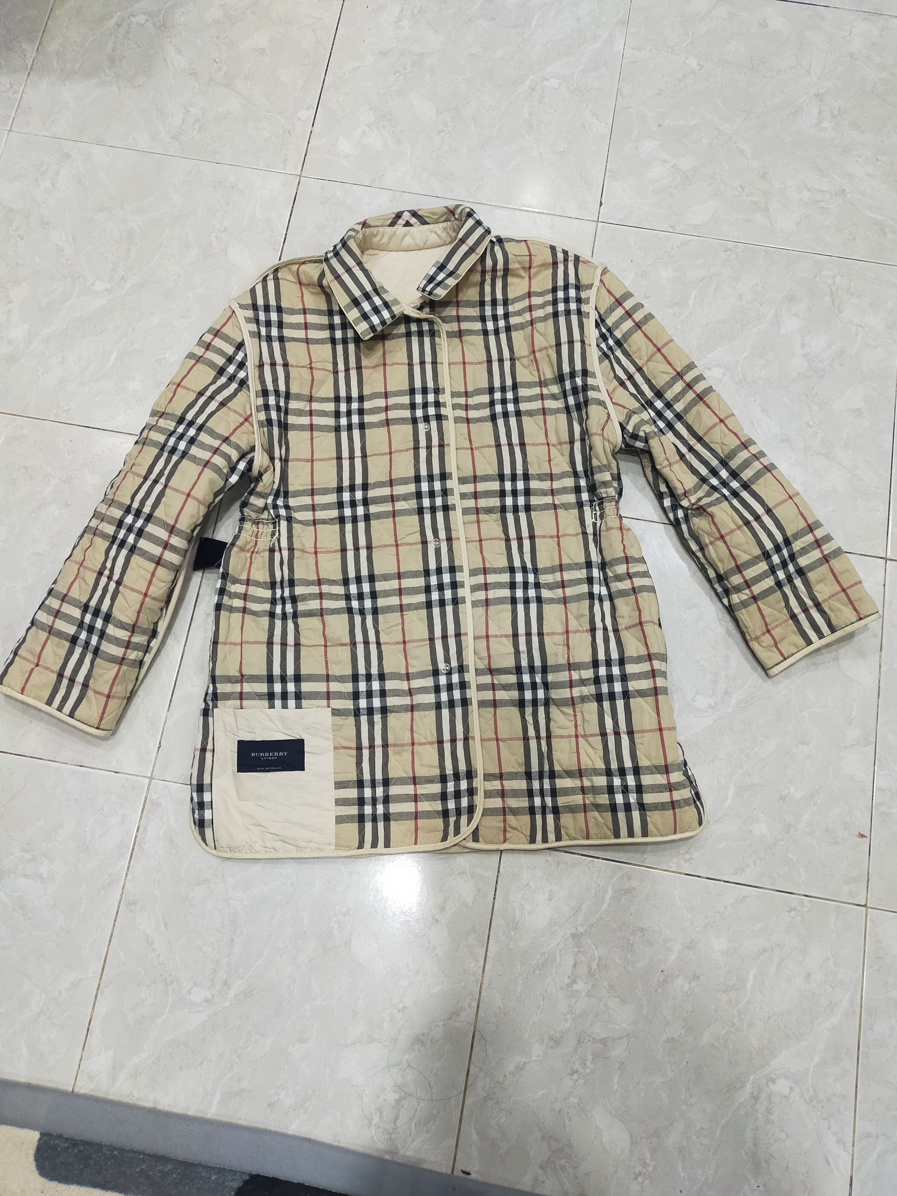 Burberry Vintage Burberry London Linen Belted Light Jacket