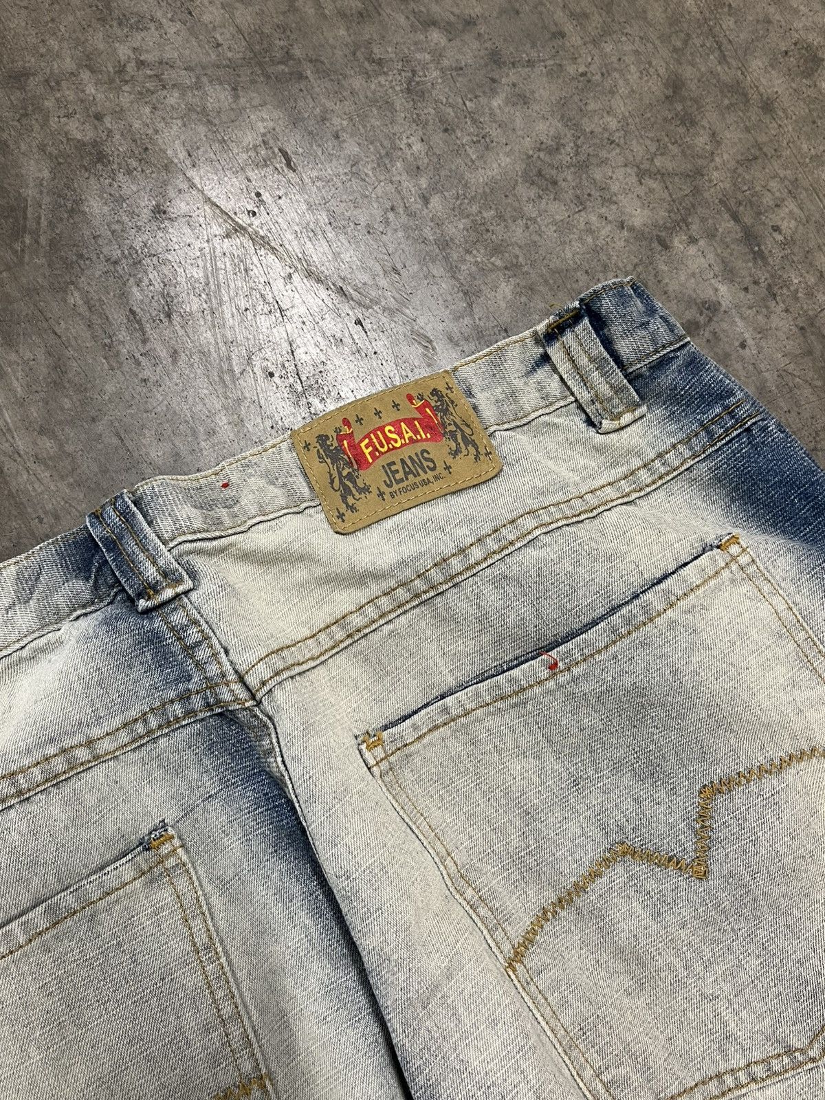 Southpole × Vintage Y2K faded wash baggy fit wide leg denim southpole Jnco rare Size US 34 / EU 50 - 13 Thumbnail