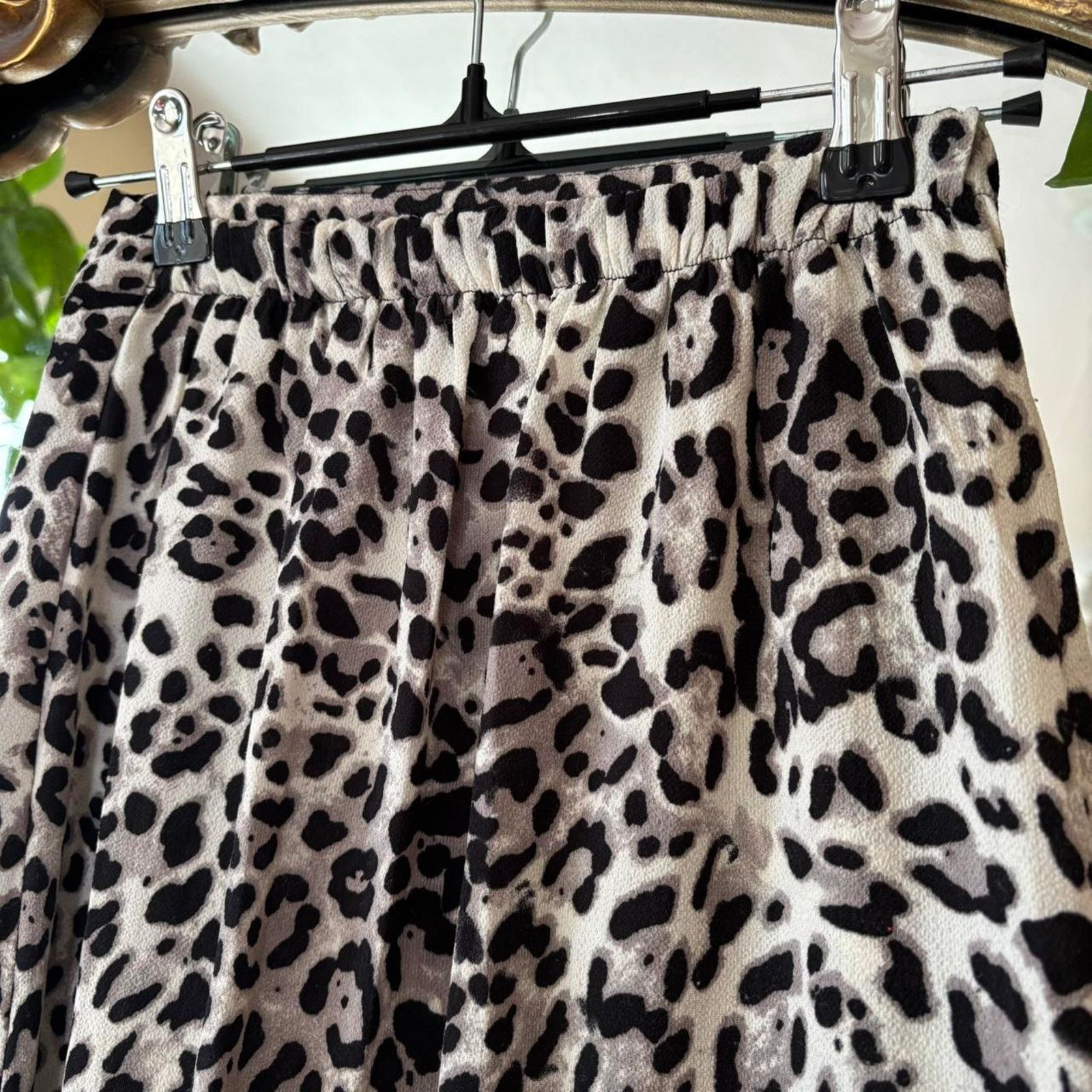 Other Good Luck Gem Cheetah Print Midi Skirt XS Luxury high-end Size 22" - 6 Thumbnail