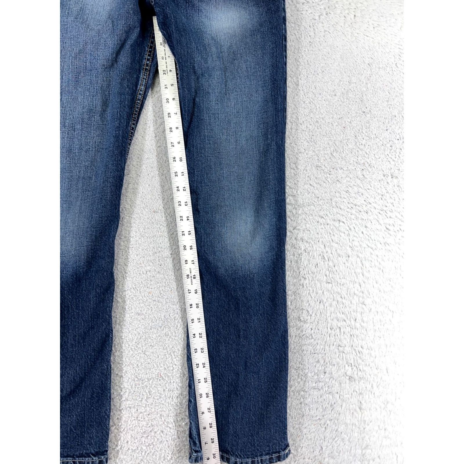 Vintage Cruel Jeans Womens 27 Blue Denim Bootcut 5-Pocket Stretch Slim Cotton Blend 27x30 Georgia Cruel Girl Jeans Mens Womens Girls Size 27" / US 4 / IT 40 - 7 Thumbnail