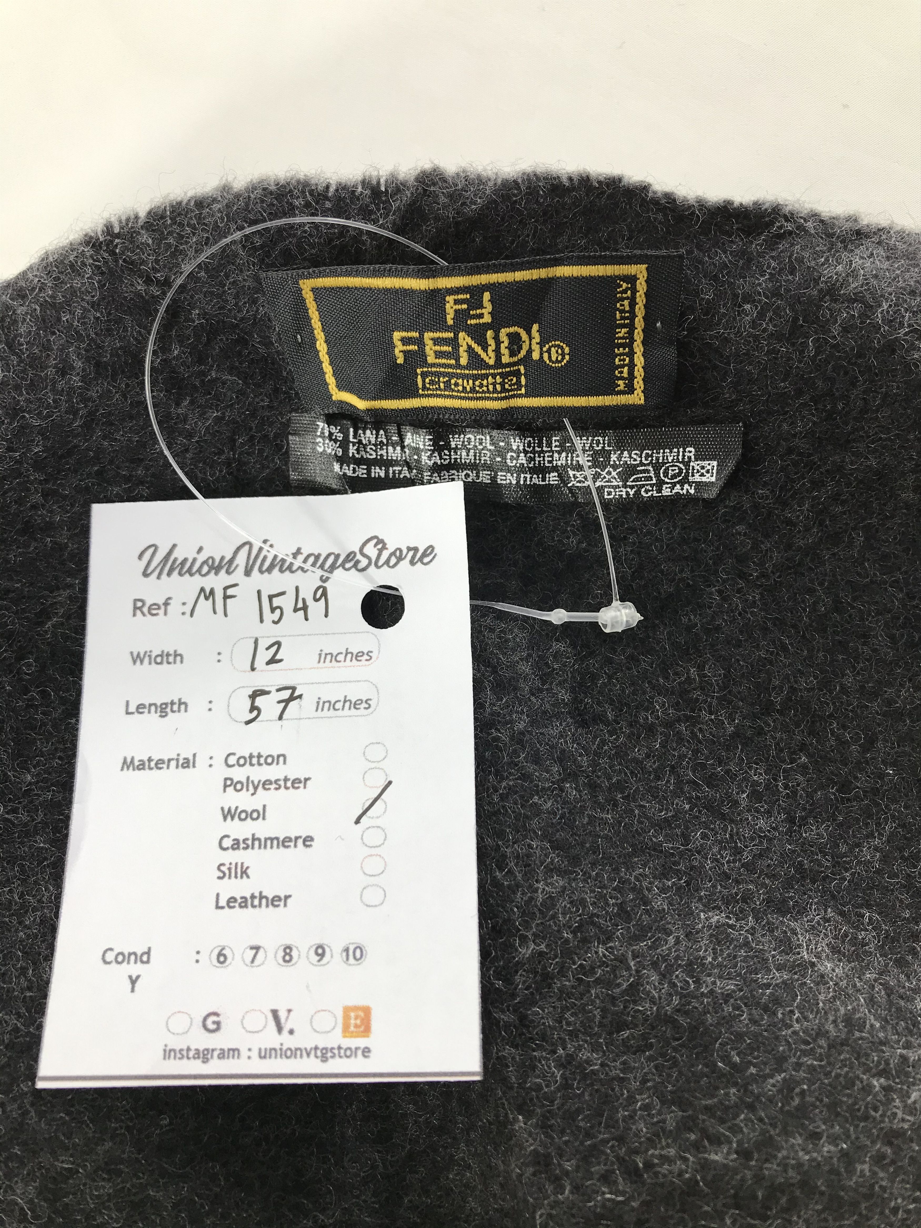 Fendi Vintage Fendi Scarf/Muffler/Neckwear MF1549 Size ONE SIZE - 4 Thumbnail