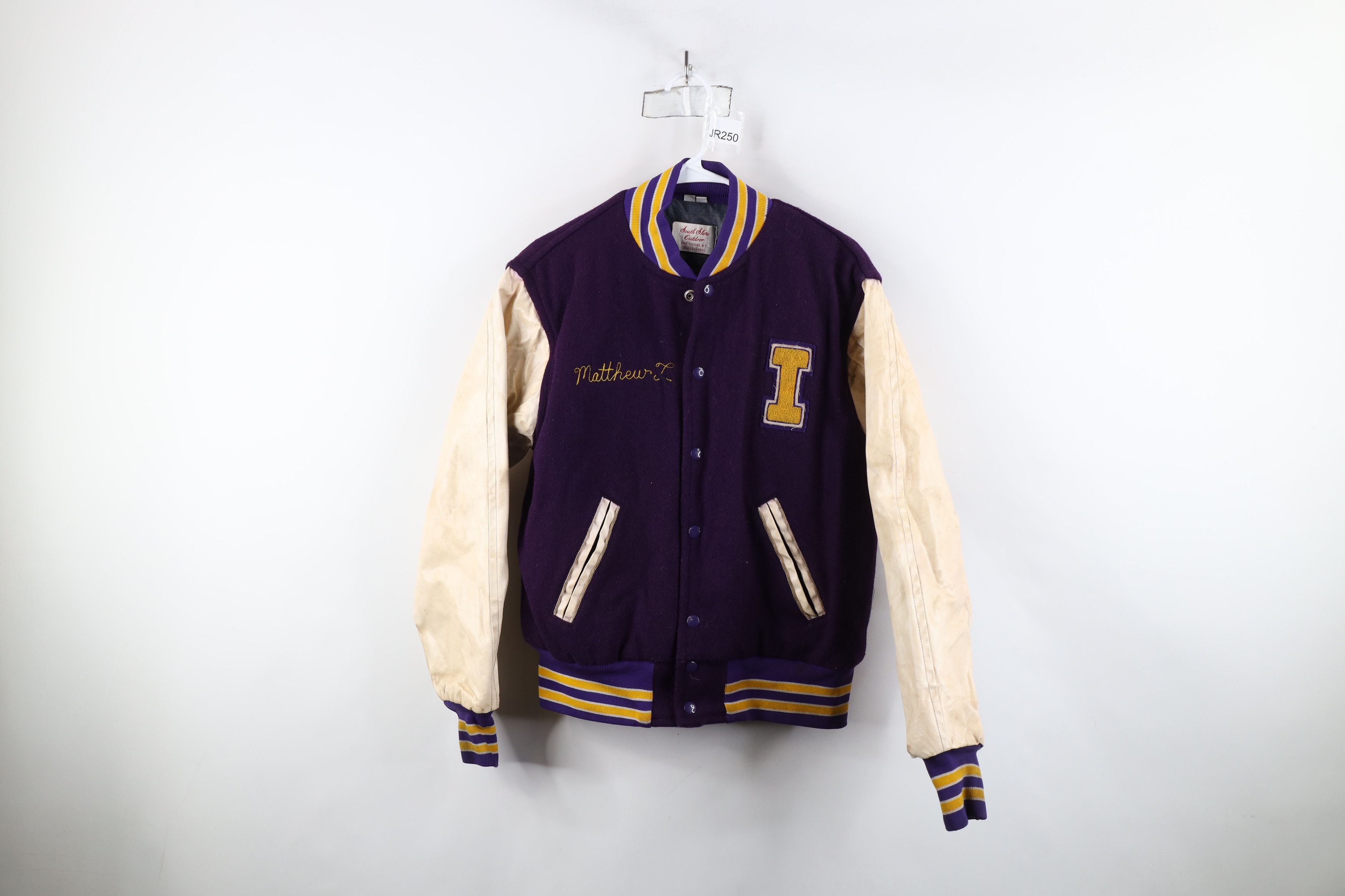 Vintage Vintage 60s 70s Islip Football Varsity Letterman Jacket USA Size US L / EU 52-54 / 3 - 1 Thumbnail