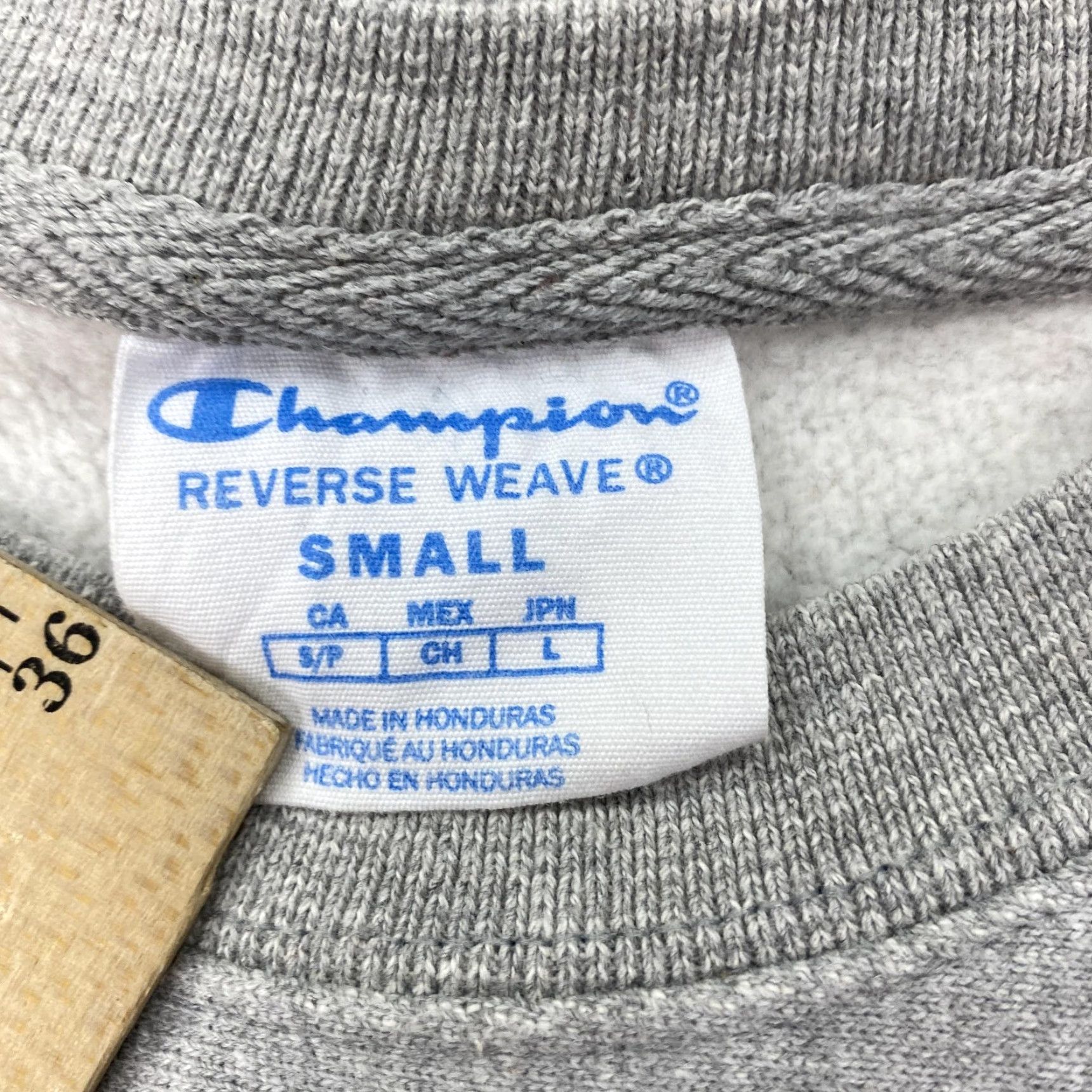Champion Champion Sweatshirt Reverse Weave Script Logo GF750 Small Gray Mens Size US S / EU 44-46 / 1 - 6 Thumbnail
