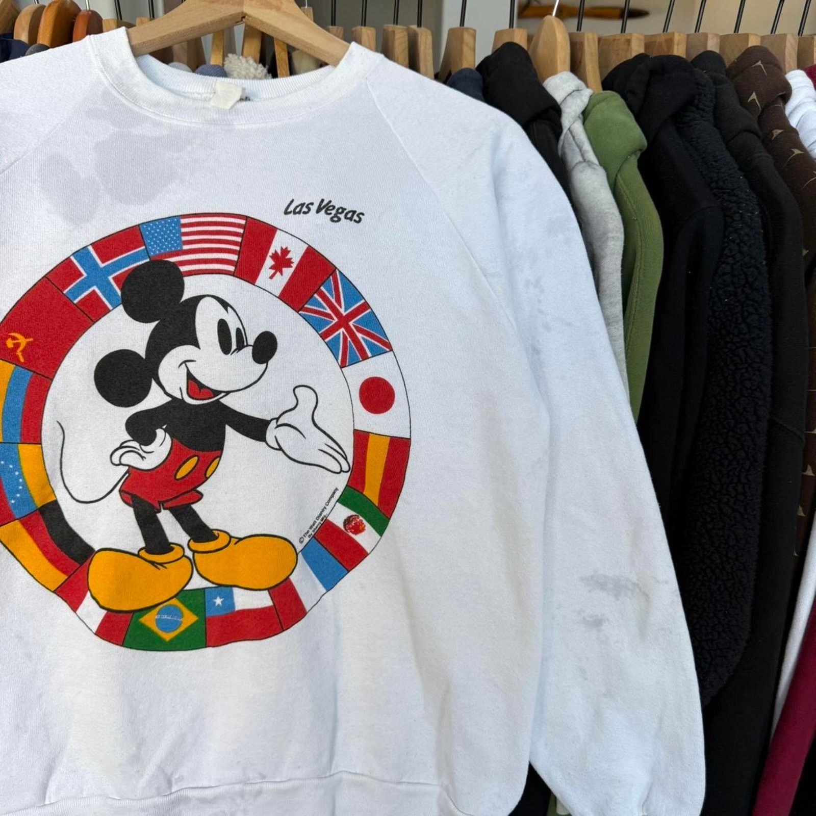 Other Vintage 80s Mickey Mouse Las Vegas Sweatshirt Size US M / EU 48-50 / 2 - 3 Thumbnail