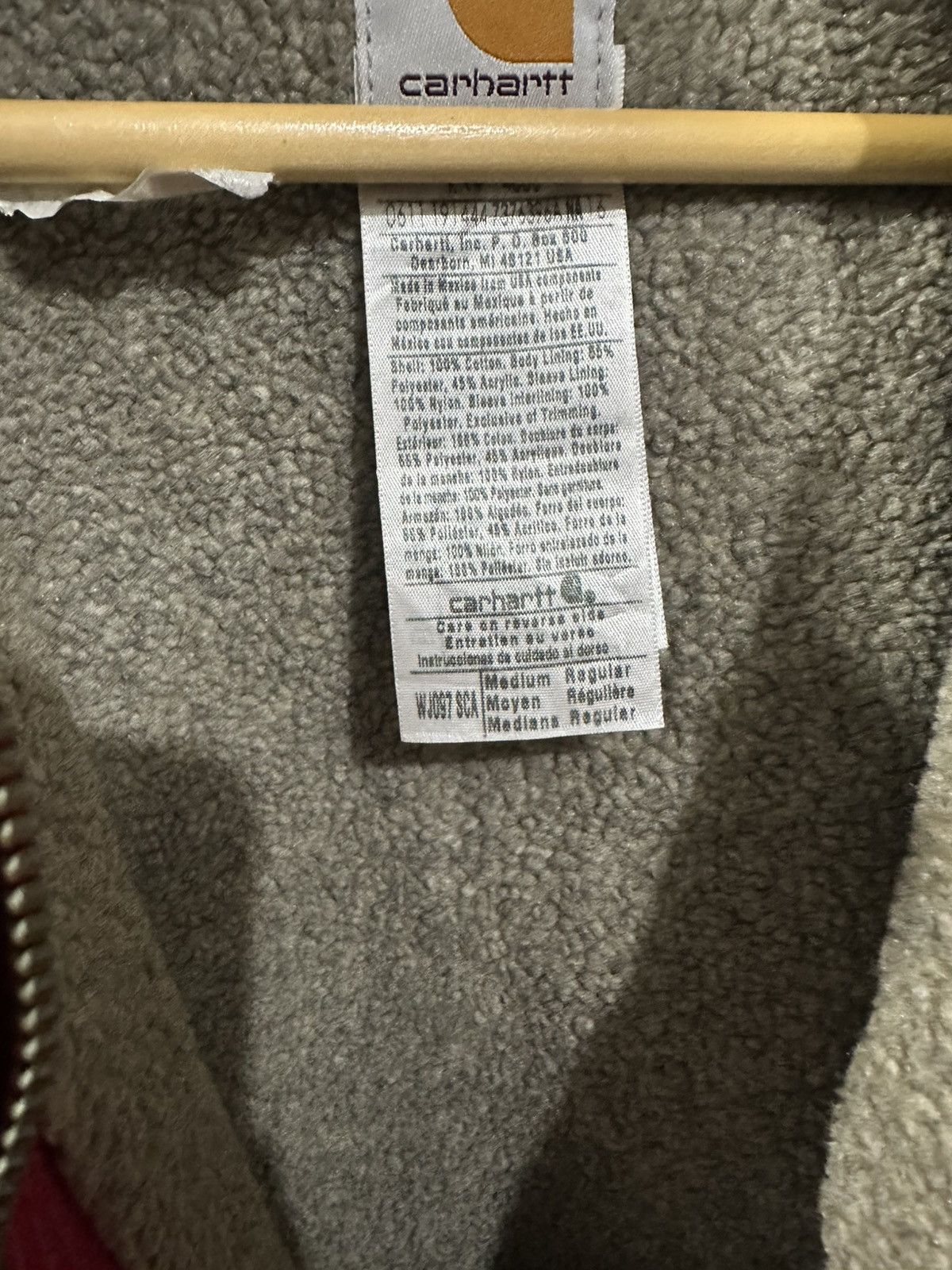 Carhartt Carhartt Detroit Jacket, WJ097 SCA (SCARLET) Size US M / EU 48-50 / 2 - 3 Thumbnail