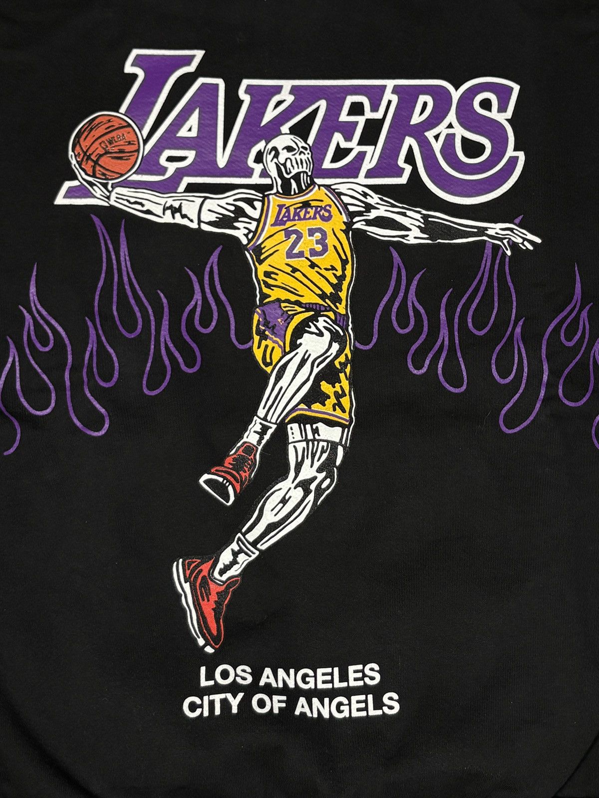 NBA × Warren Lotas 2023 Warren Lotas X L.A. Lakers “City Of Angels” Hoodie Sz L Size US L / EU 52-54 / 3 - 5 Thumbnail