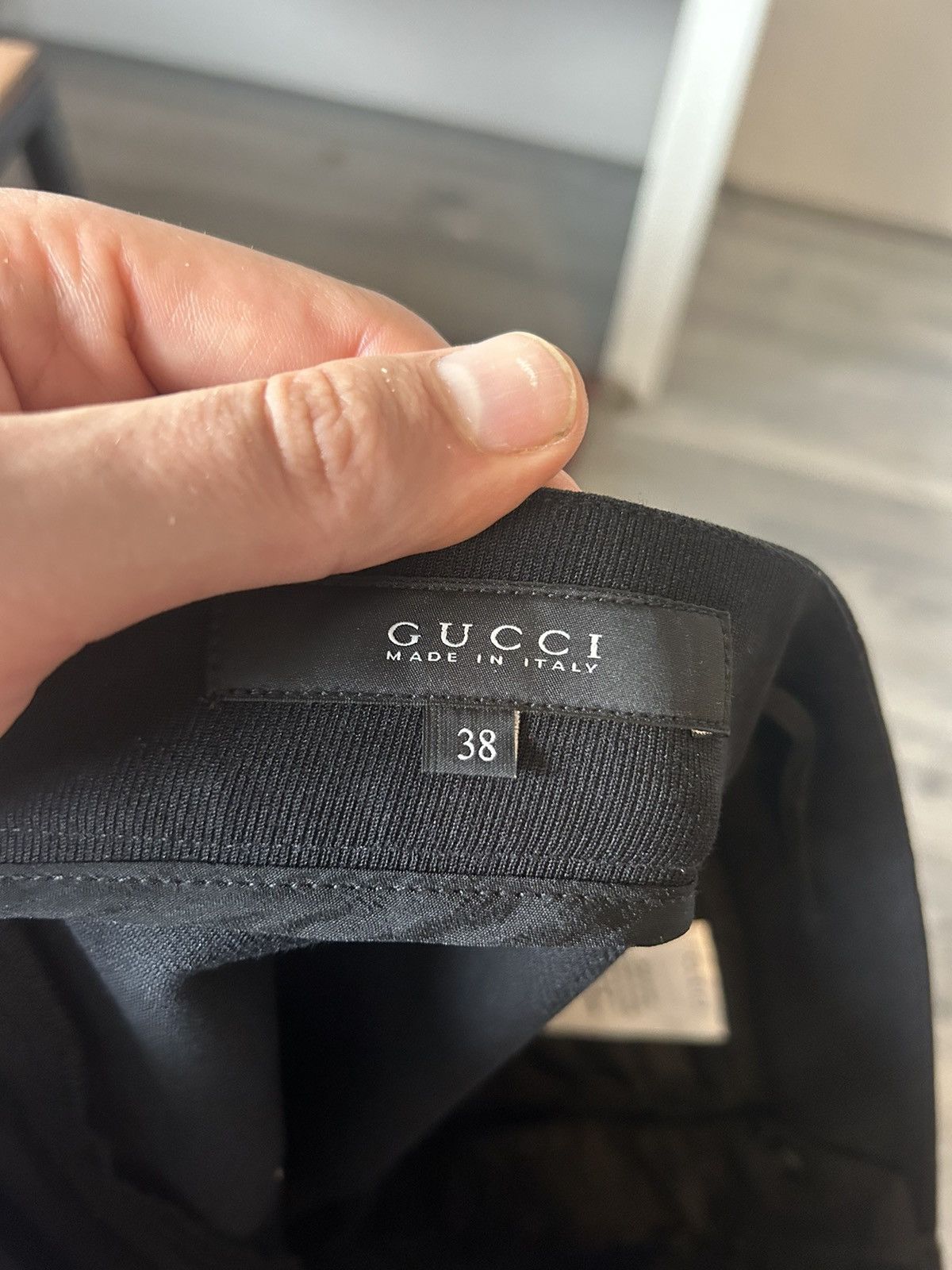 Gucci Gucci Black Pants with Leather Panels – Size 38 Size 26" / US 2 / IT 38 - 8 Thumbnail