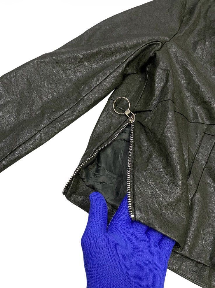 Japanese Brand Bobby Mall Mix Leather Jacket Size L / US 10 / IT 46 - 13 Thumbnail