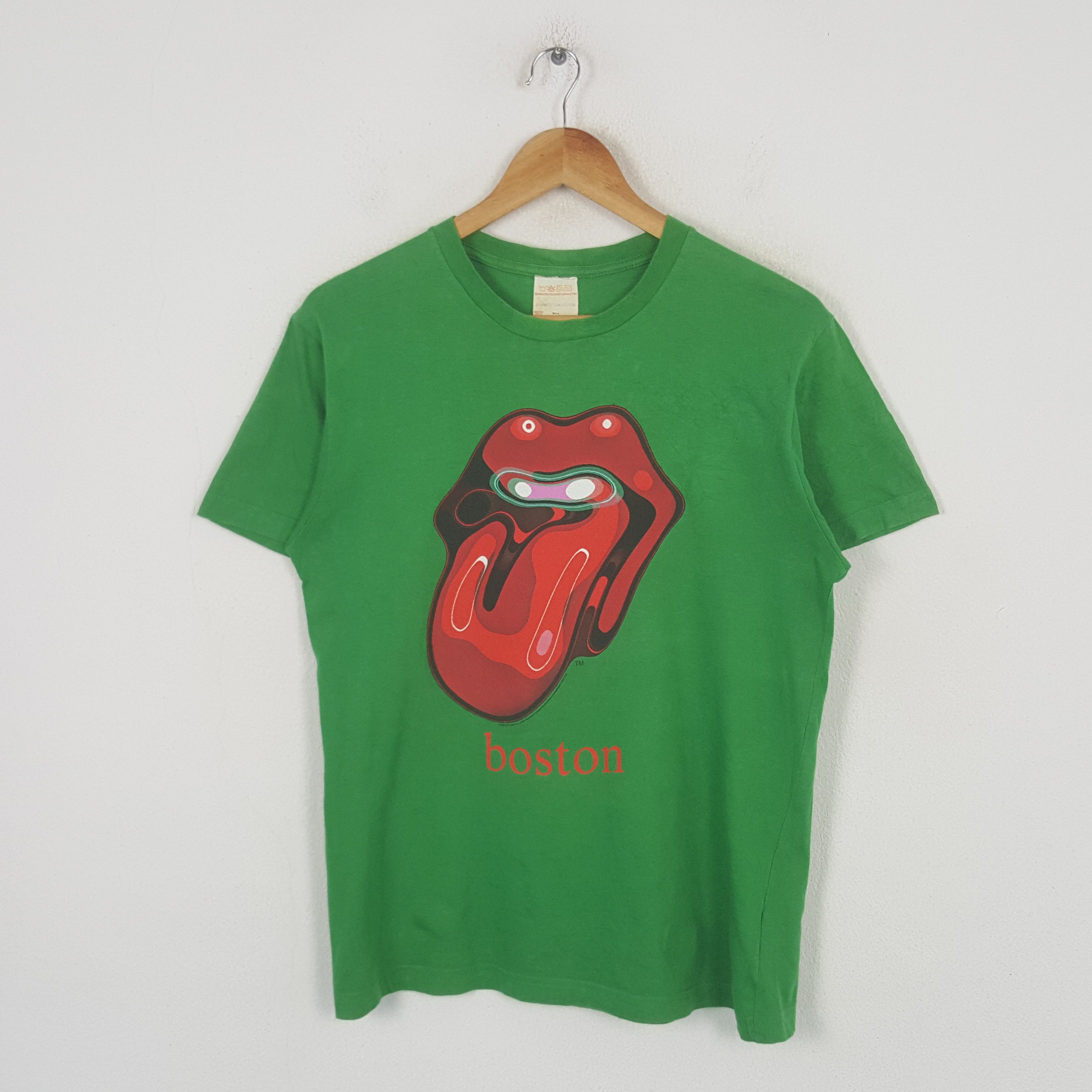 The Rolling Stones Vintage Boston The Rollong Stones 2005 Promo Tshirt RR26 Size US M / EU 48-50 / 2 - 1 Thumbnail