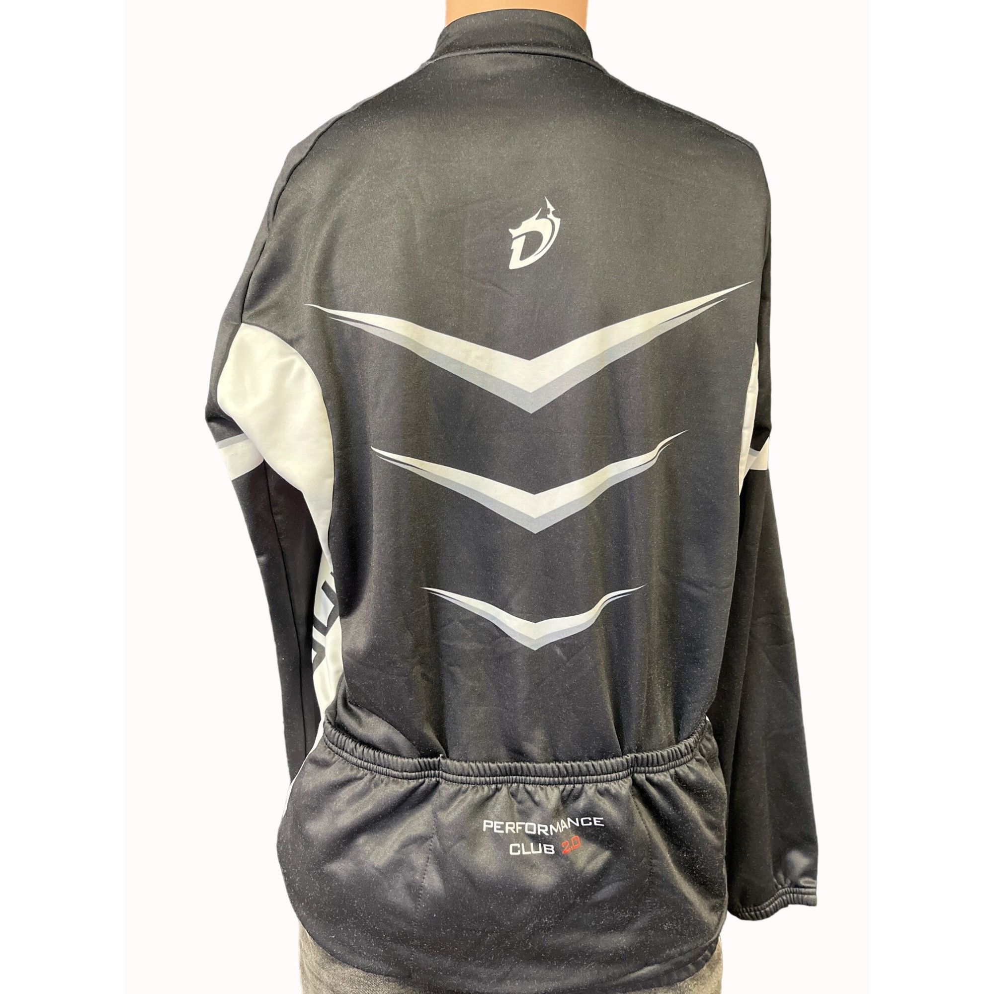 Other Dianno Pro Active Men's Black Cycling Sweater/Full Zipper Up Size US XXL / EU 58 / 5 - 2 Thumbnail