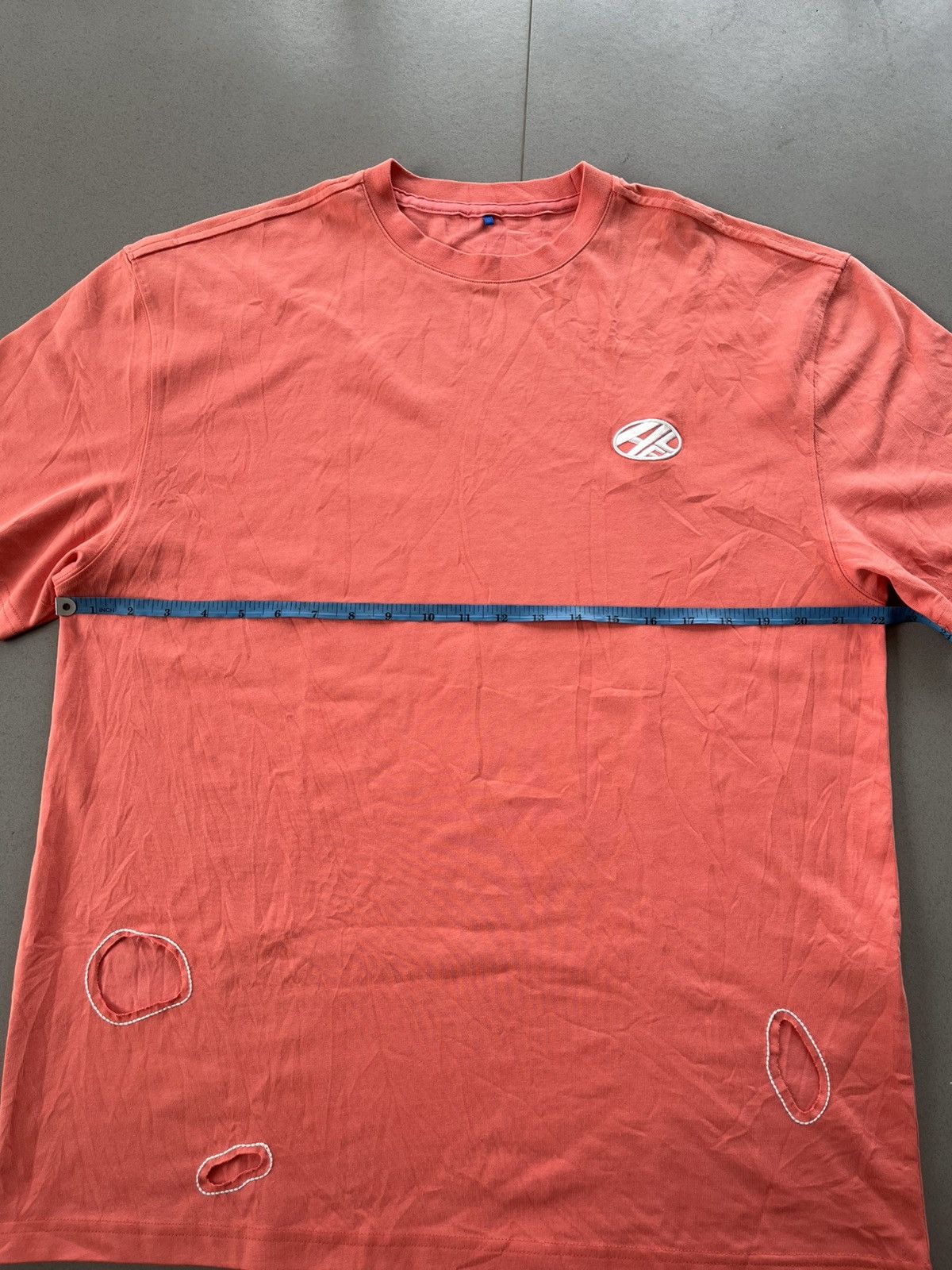 Ader Error SS2022 Ader Error Distressed Sawn Hole Model T-Shirt Size US L / EU 52-54 / 3 - 18 Thumbnail