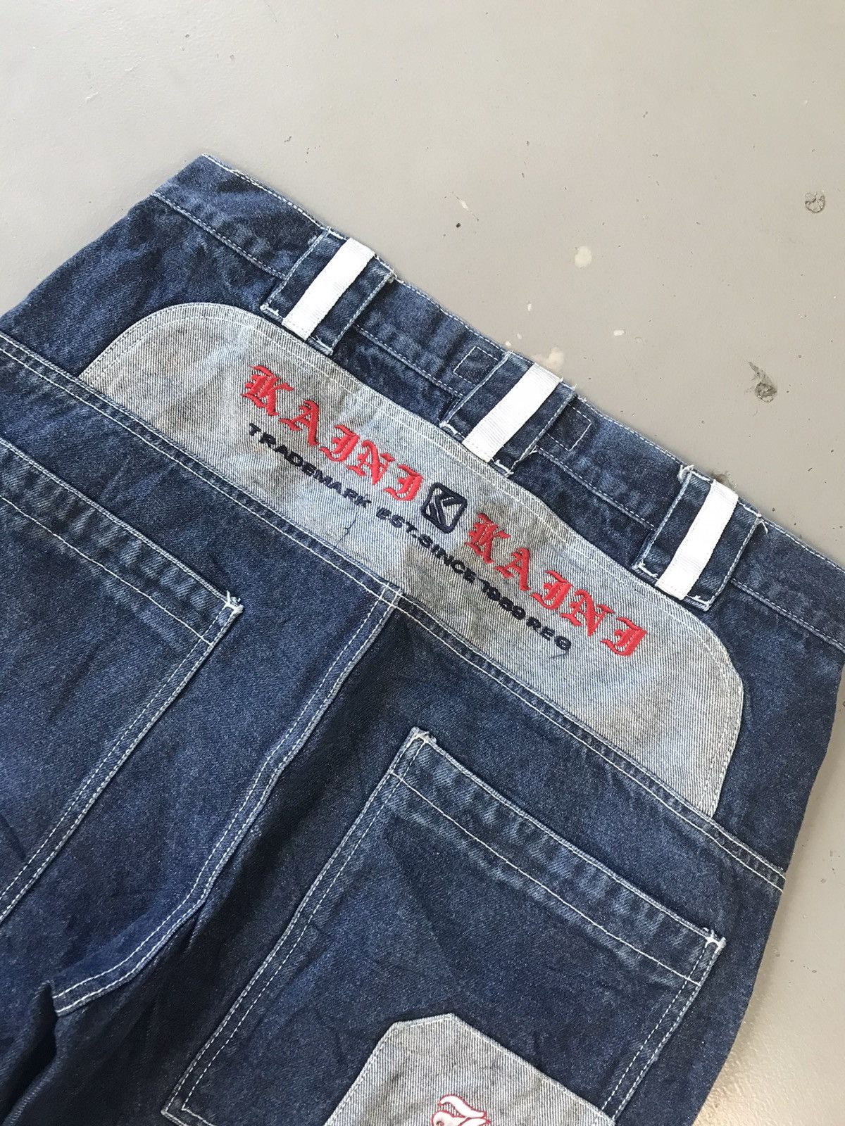 Southpole Vintage Kani SpellOut embroidered denim jort Size US 34 / EU 50 - 11 Thumbnail