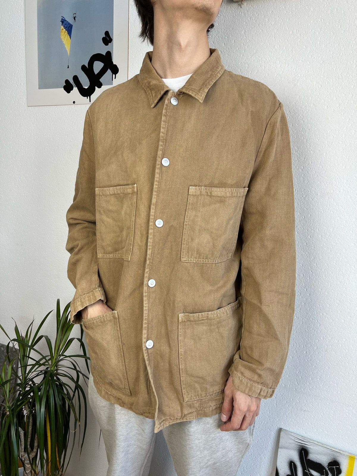 Armani VTG Y2k Rare Armani Jeans Heavyweight Denim Jacket M-L Size US M / EU 48-50 / 2 - 11 Thumbnail