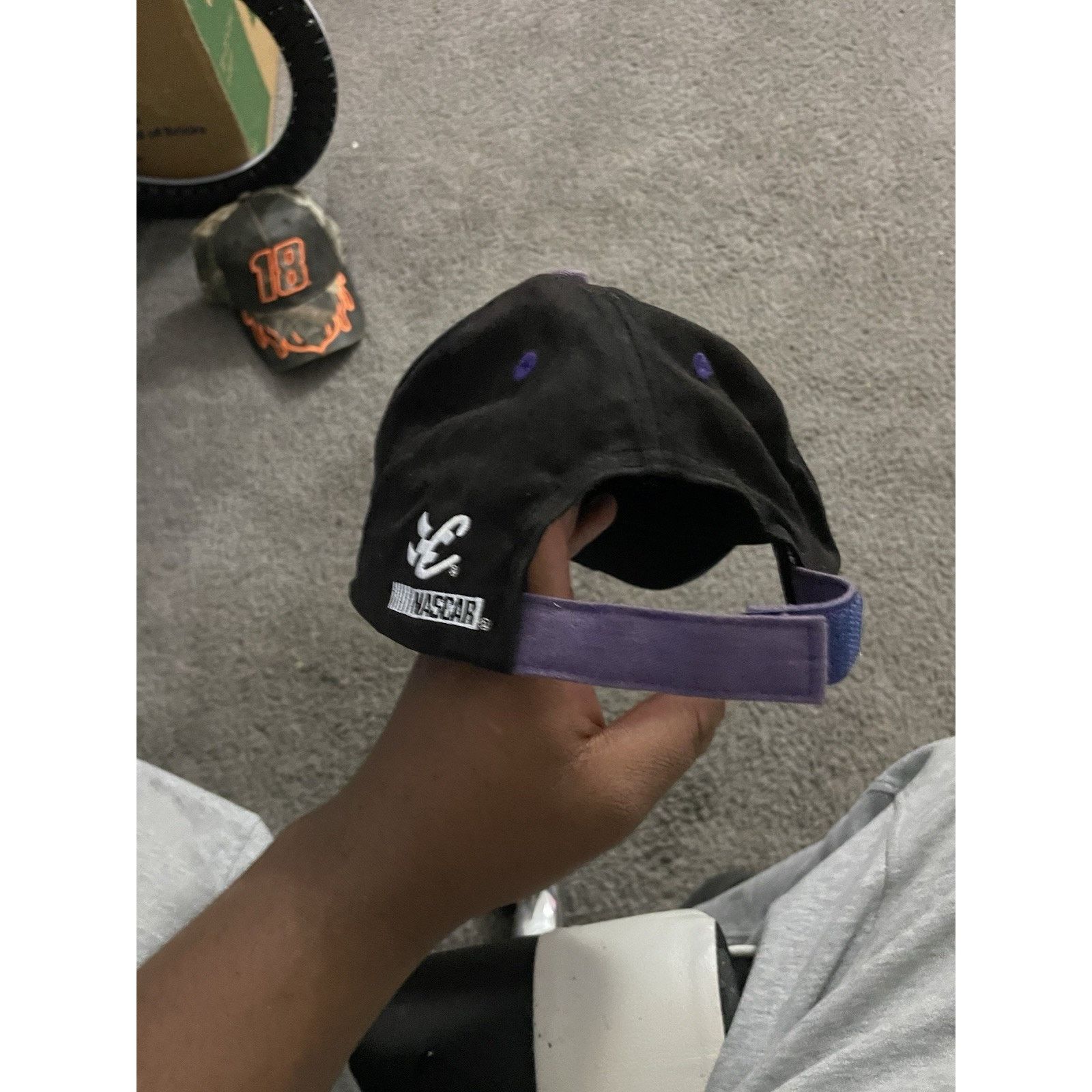Chase Authentics Chase Authentics FedEx Racing Hat #11 Denny Hamlin NASCAR Size ONE SIZE - 2 Thumbnail