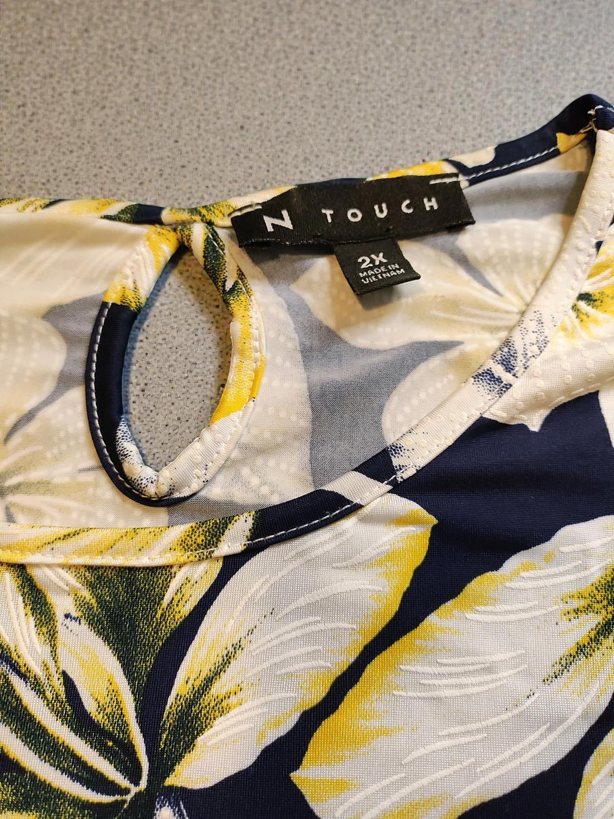 Other N TOUCH Tropical Escape Floral Blouse Size 2XL Size XXL / US 16-18 / IT 52-54 - 7 Thumbnail