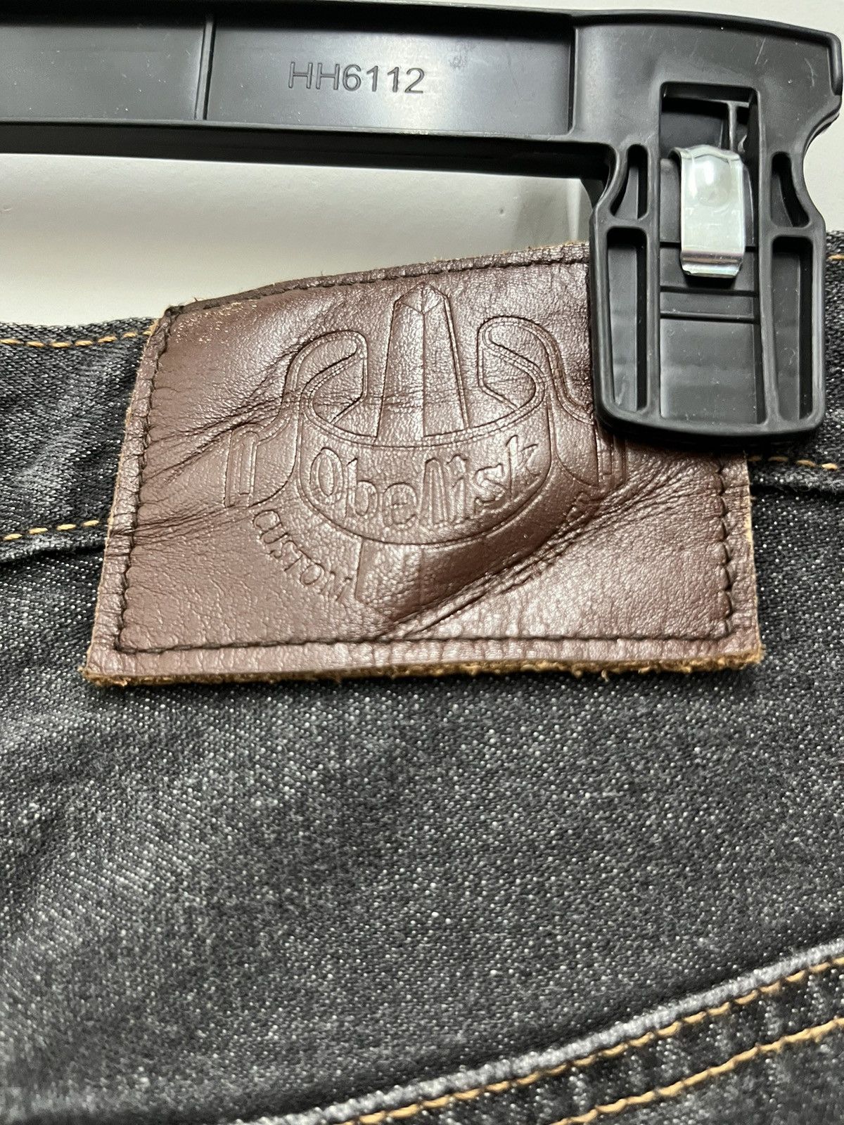 Japanese Brand Vintage Obelisk Custom Leather Denim Size US 31 - 12 Thumbnail