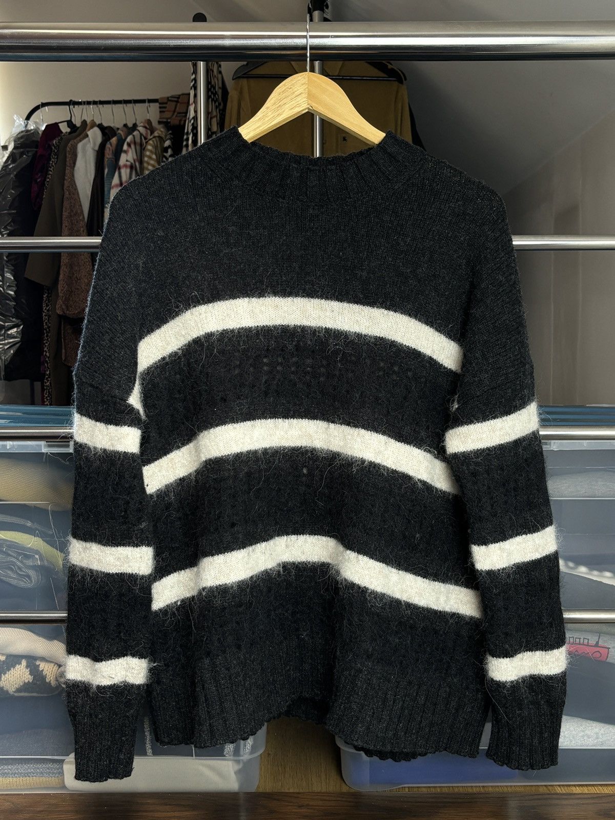 Allsaints × Designer AllSaints Boxy Avant Garde Sweater Size M / US 6-8 / IT 42-44 - 1 Thumbnail
