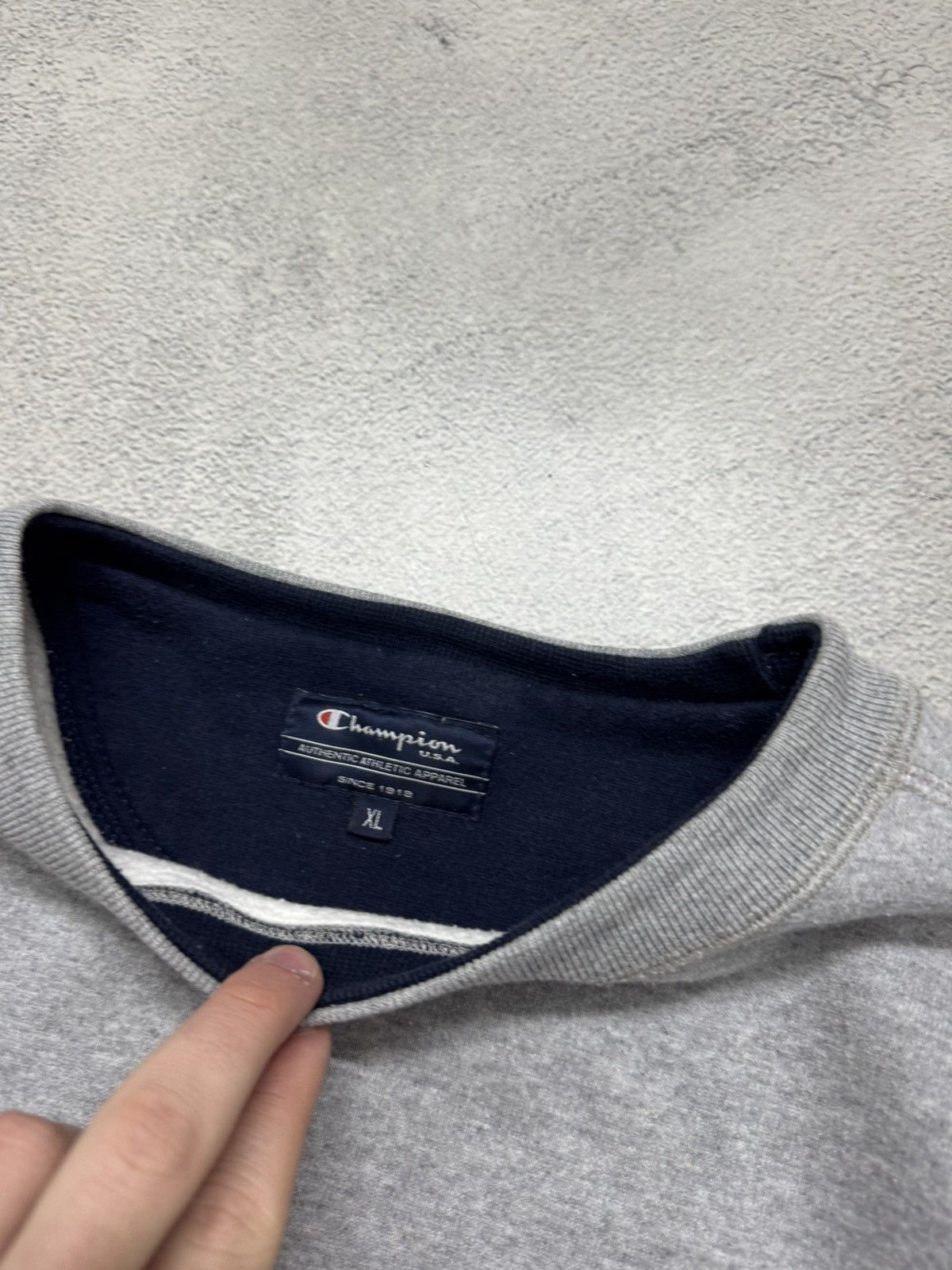 Champion Vintage Y2k Champion Spell Out Big Logo Sweatshirt 90’s Size US XL / EU 56 / 4 - 9 Thumbnail