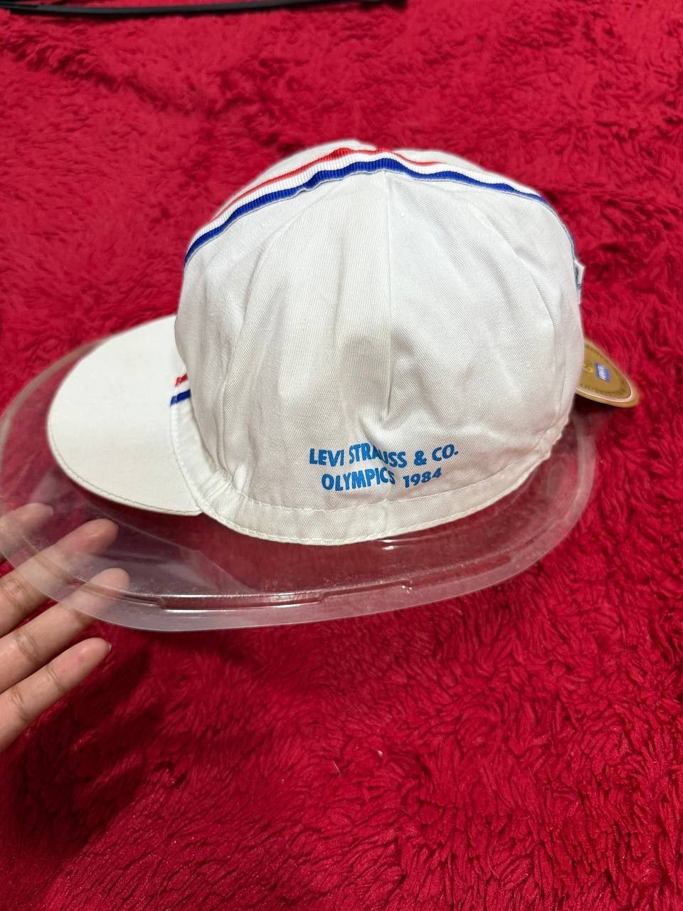 Levi's Vintage Clothing VINTAGE LEVIS 1984 OLYMPICS CYCLING HAT CAP Size 42 - 9 Thumbnail