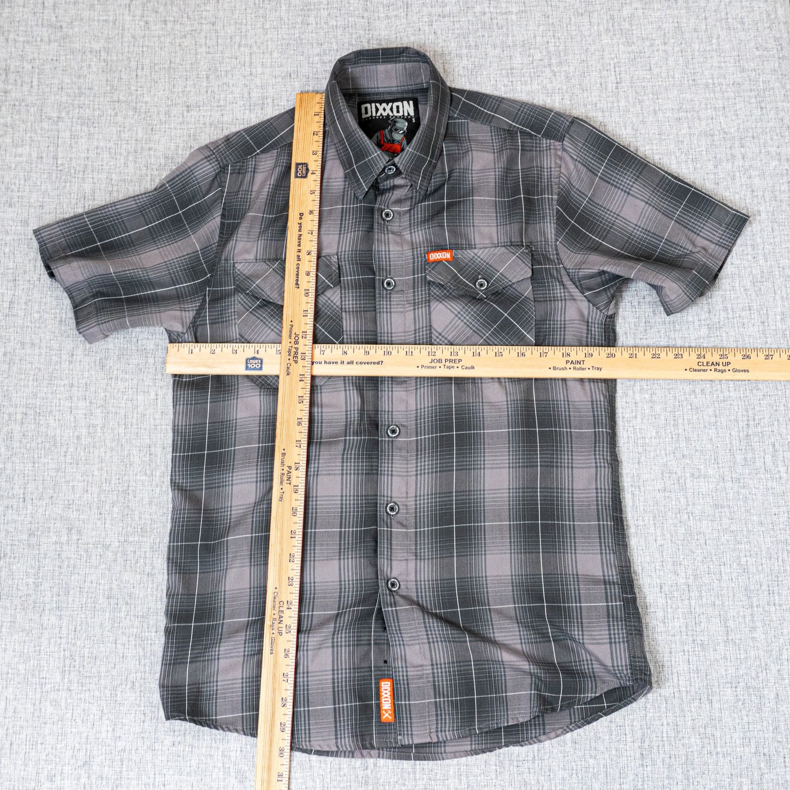 Dixxon Dixxon Flannel Company Alloy Bamboo Shirt Gray Plaid Size US S / EU 44-46 / 1 - 6 Thumbnail