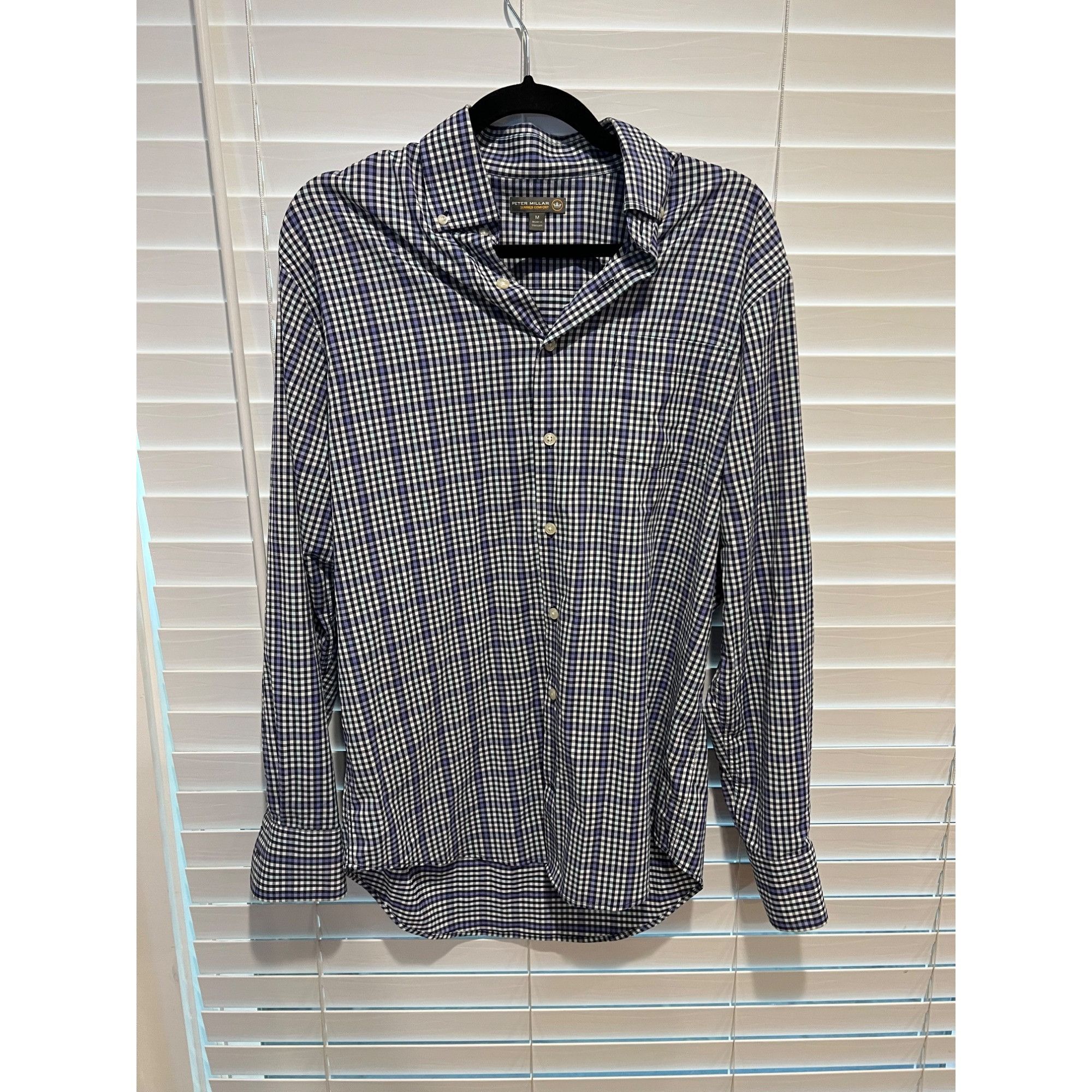 Peter Millar Peter Millar Summer Comfort Long Sleeve Button Up Shirt - Si Size US M / EU 48-50 / 2 - 1 Thumbnail