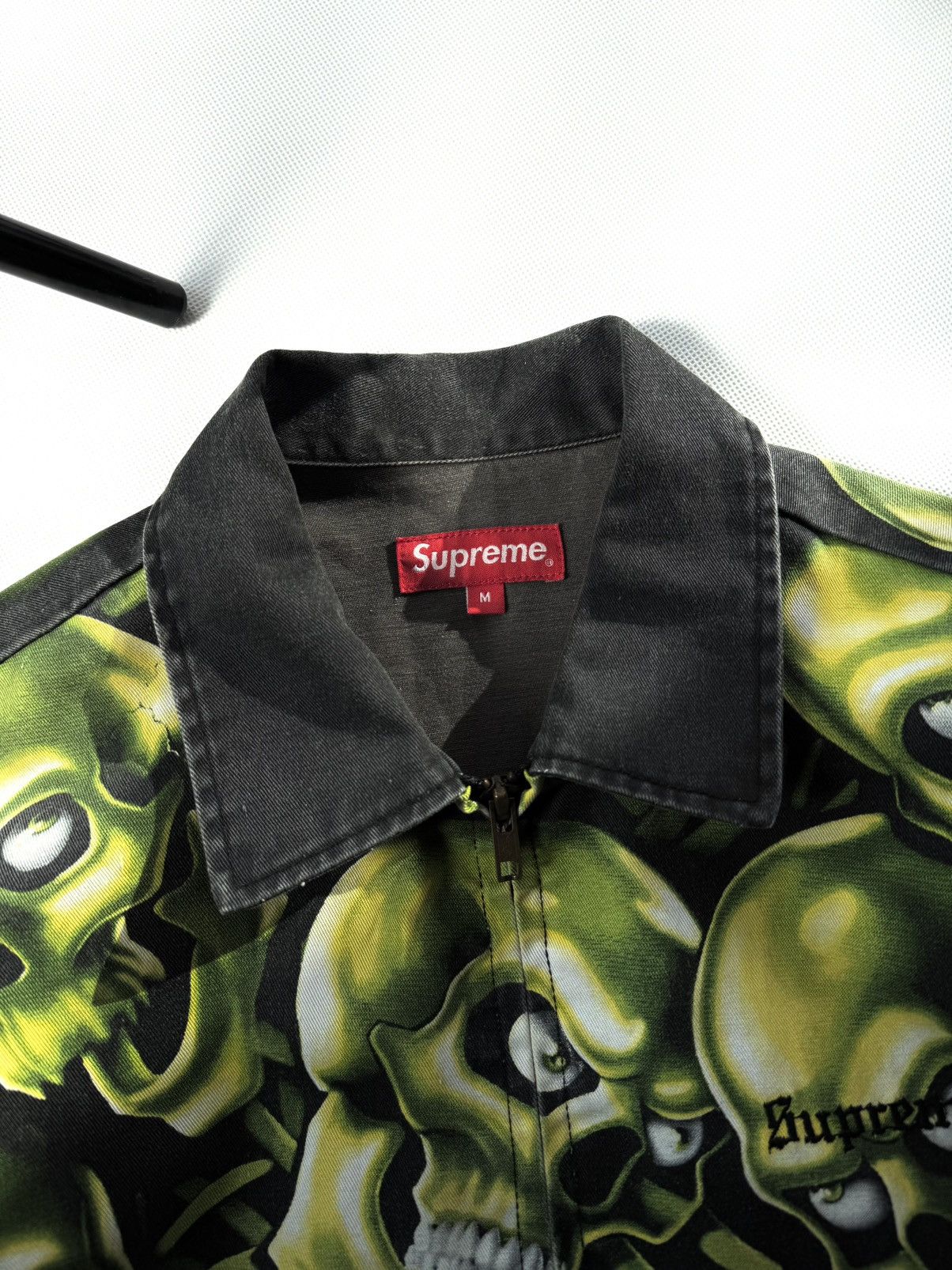 Supreme Archive Supreme Skull Pile Washed Work Jacket Affliction Size US M / EU 48-50 / 2 - 10 Thumbnail
