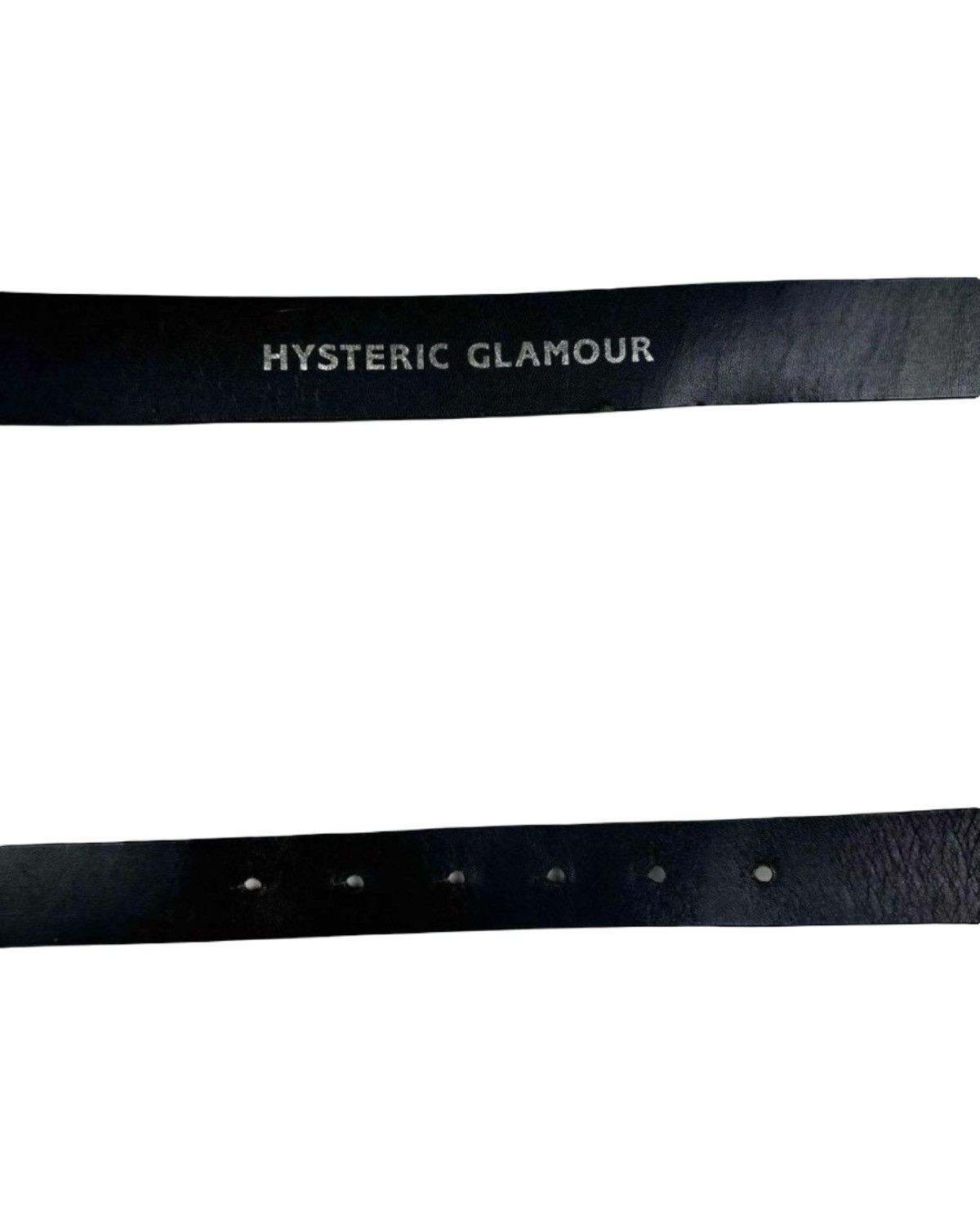 Hysteric Glamour Snake Print Embossed Leather Spell Out Belt Size ONE SIZE - 3 Thumbnail