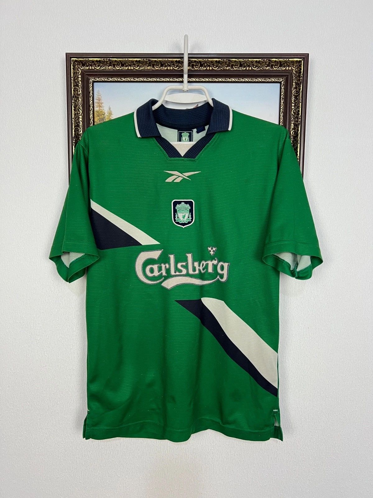 Reebok Liverpool football shirt Soccer Reebok Jersey #1 Trikot Size US XXS / EU 40 - 1 Thumbnail