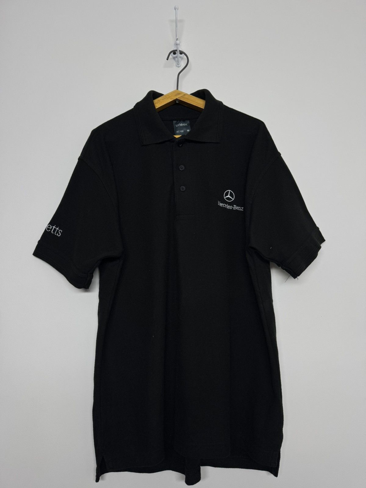 Mercedes-Benz Vintage Y2k Mercedes Bens Polo T-Shirt 00’s Size US M / EU 48-50 / 2 - 4 Thumbnail