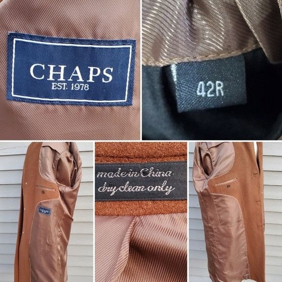 Chaps × Vintage Vintage y2k Chaps Chocolate Brown Preppy Acadamia Retro Wool Size US XL / EU 56 / 4 - 5 Thumbnail