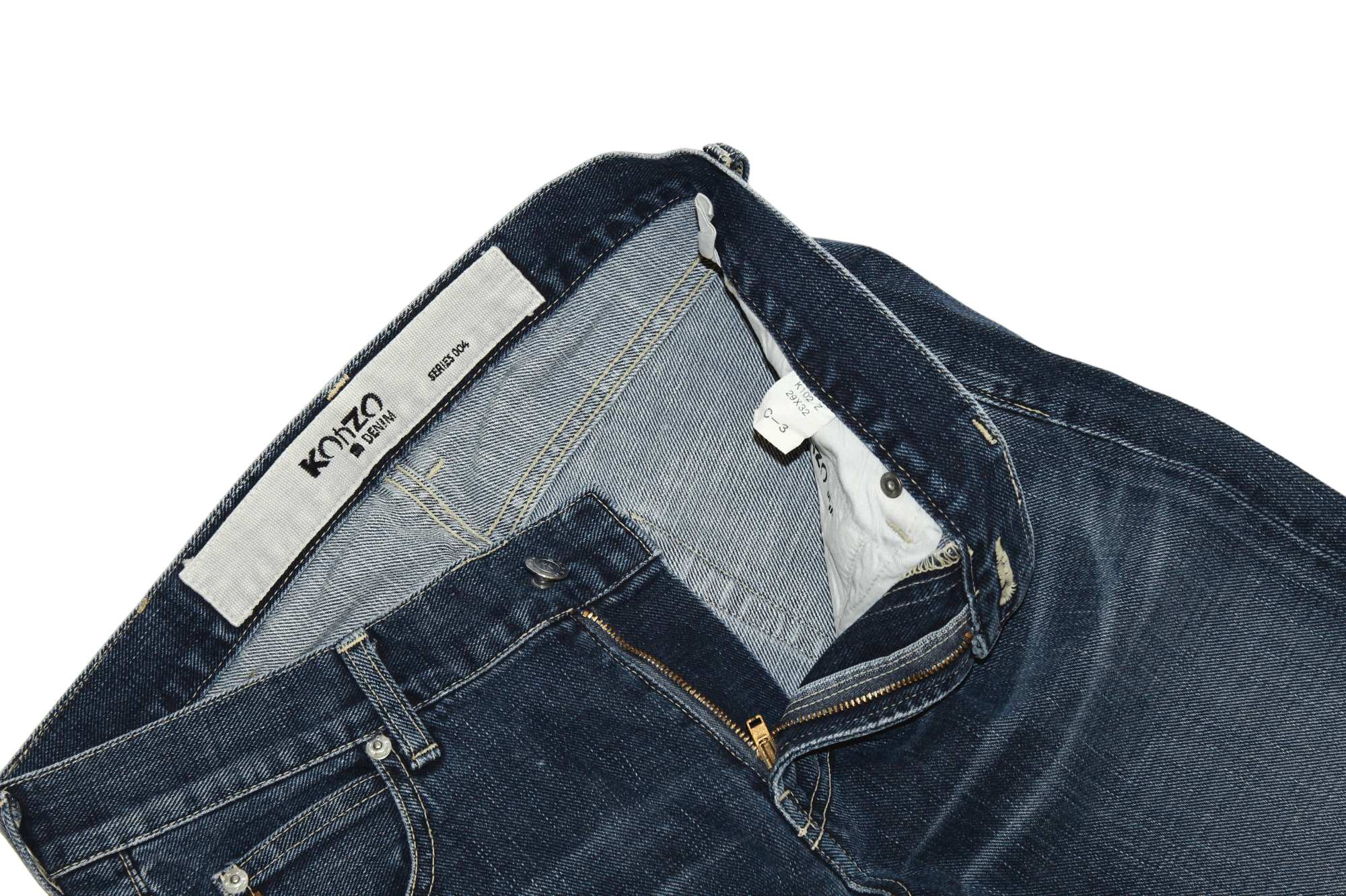 Japanese Brand KohZo Denim Series 004 Low waist faded blue Flared Jeans Size US 29 - 5 Thumbnail